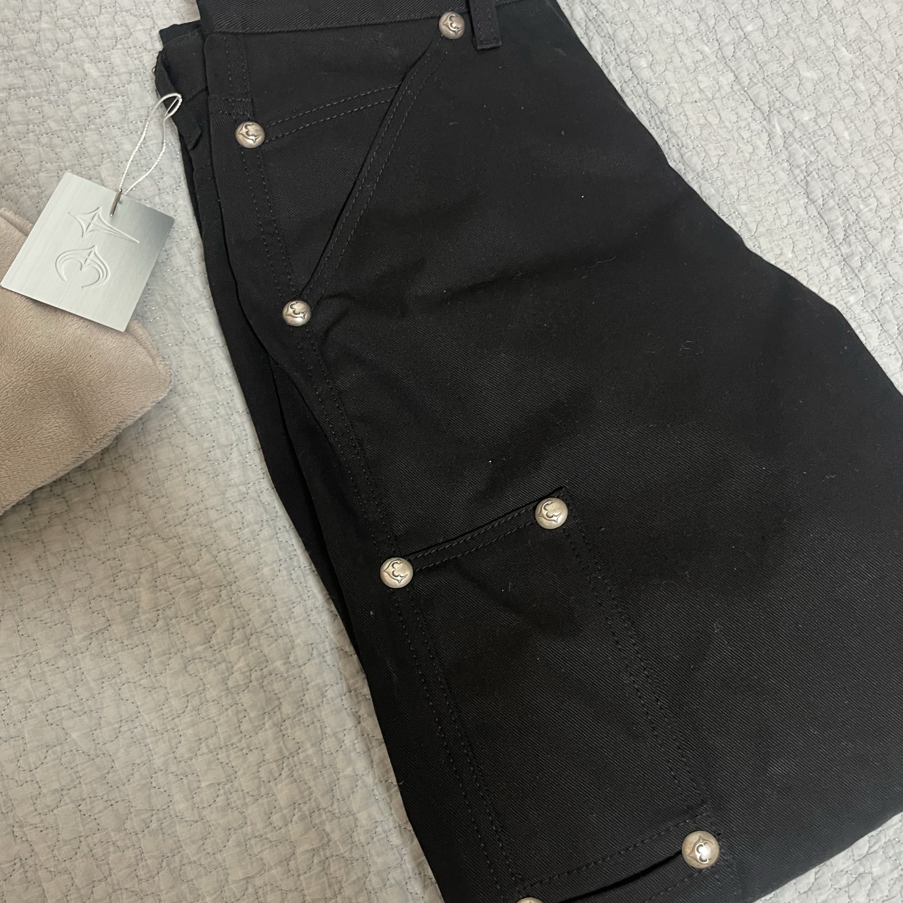 Thug Club Thug Pants (2) Black 착용 스타일