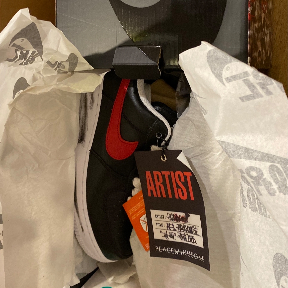 Nike x Peaceminusone Air Force 1 Low Para-Noise - Korea Exclusive 착용 스타일