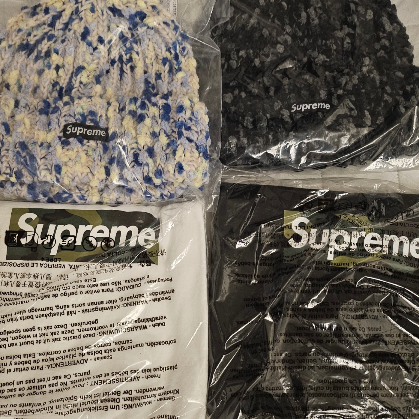 Supreme Box Logo T-Shirt Black - 23FW, Supreme Box Logo T-Shirt White - 23FW 착용 스타일