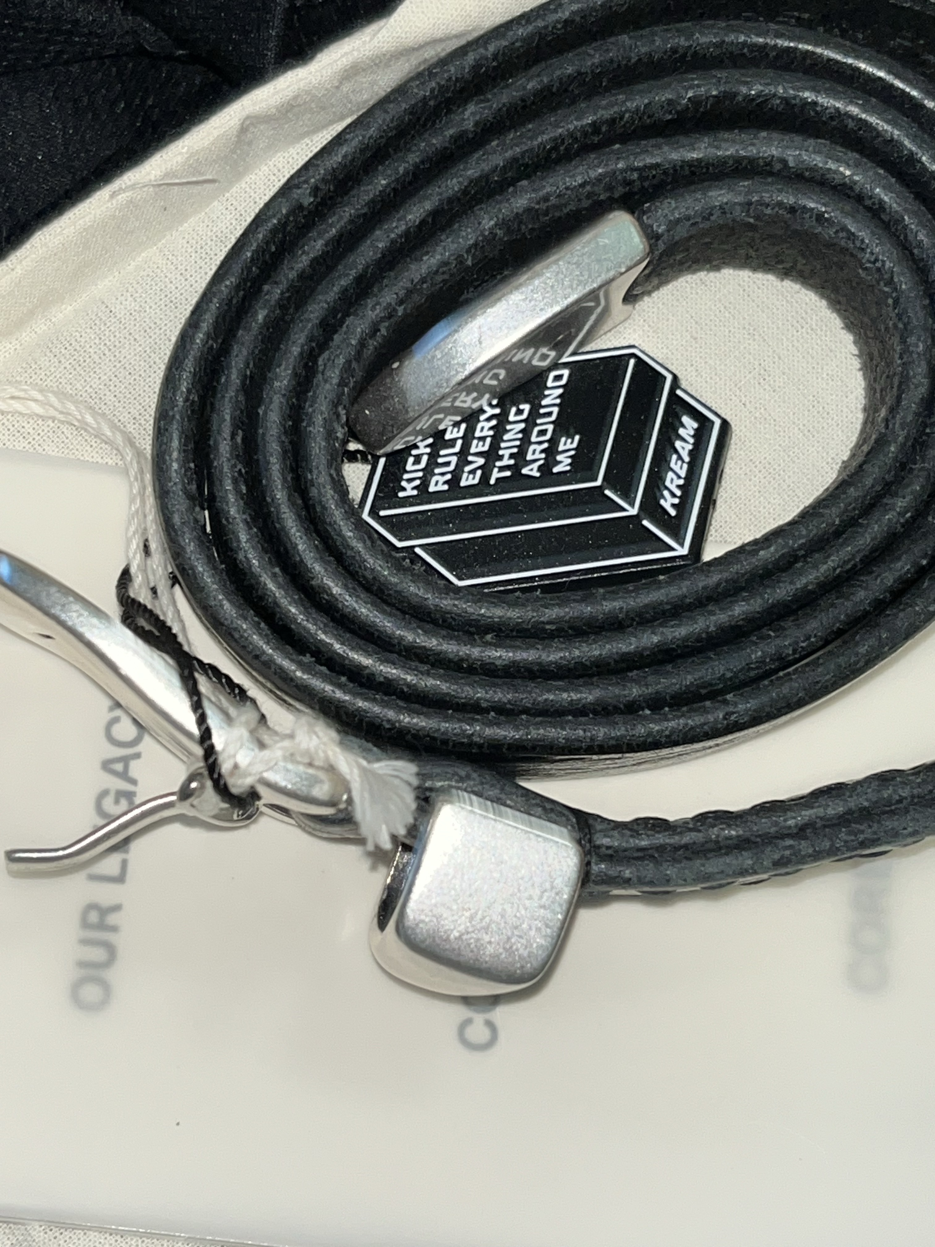 Our Legacy Belt 2cm Leather Black 착용 스타일 - 1