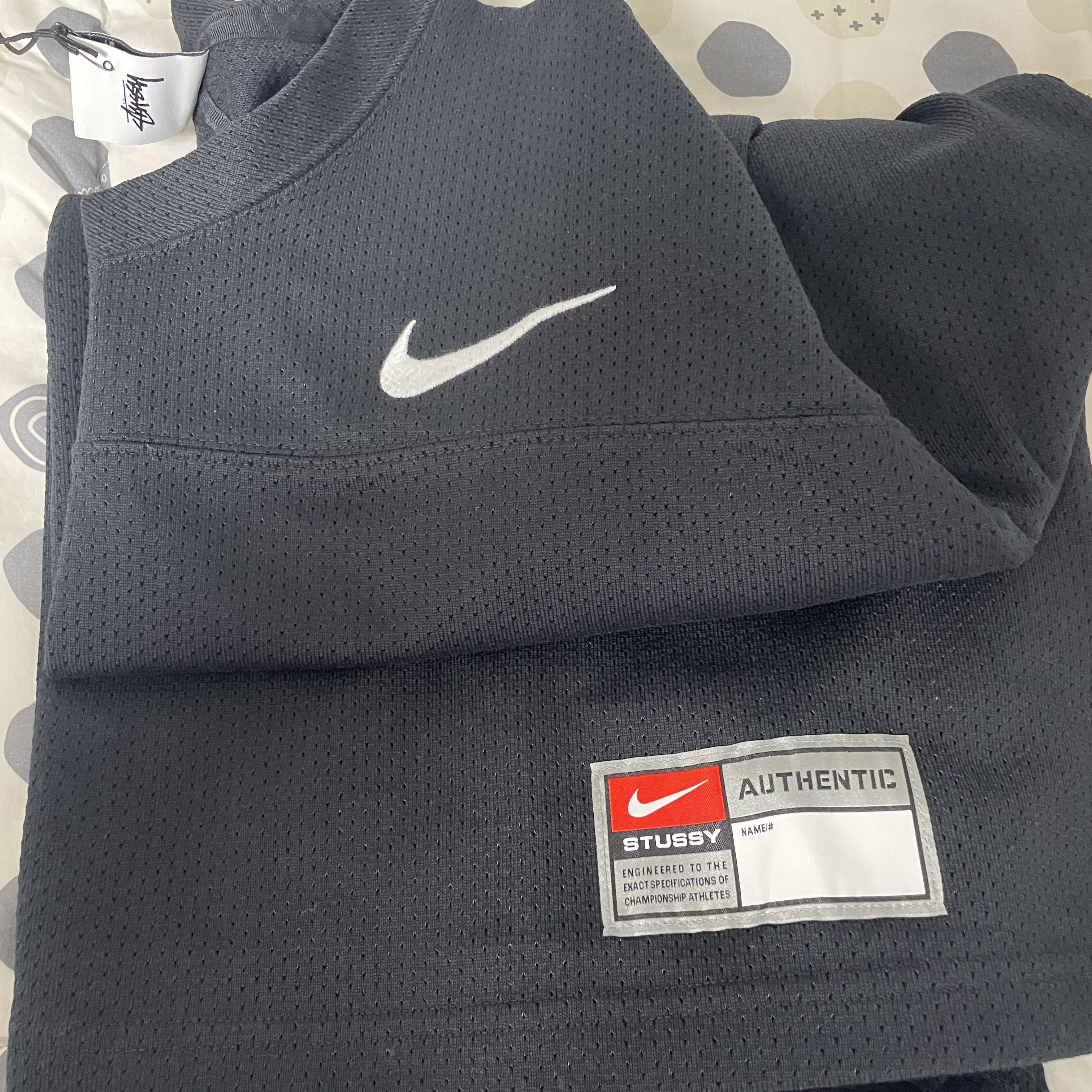 Nike x Stussy Long Sleeve Top Black (FJ9164-010) 착용 스타일