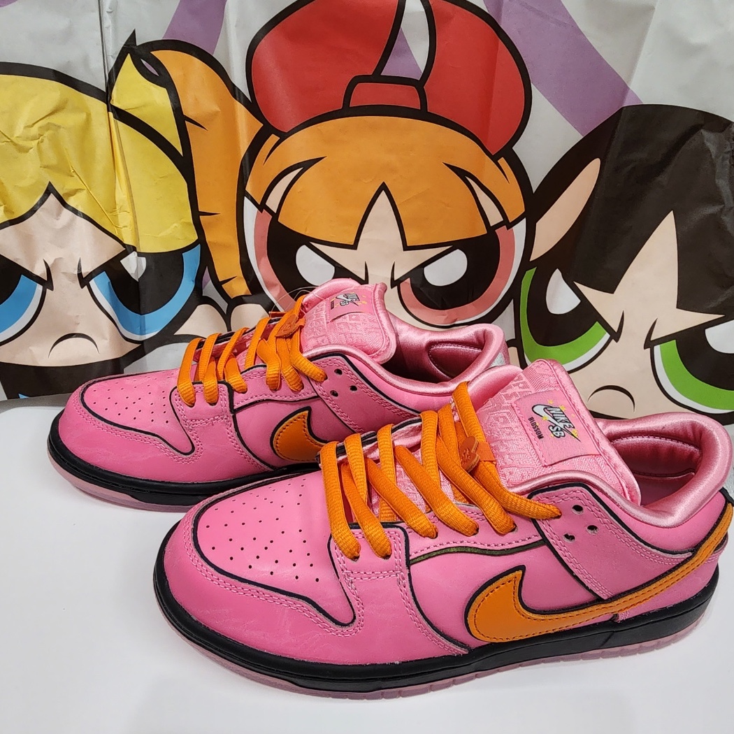 Nike x The Powerpuff Girls SB Dunk Low Pro QS Blossom 착용 스타일