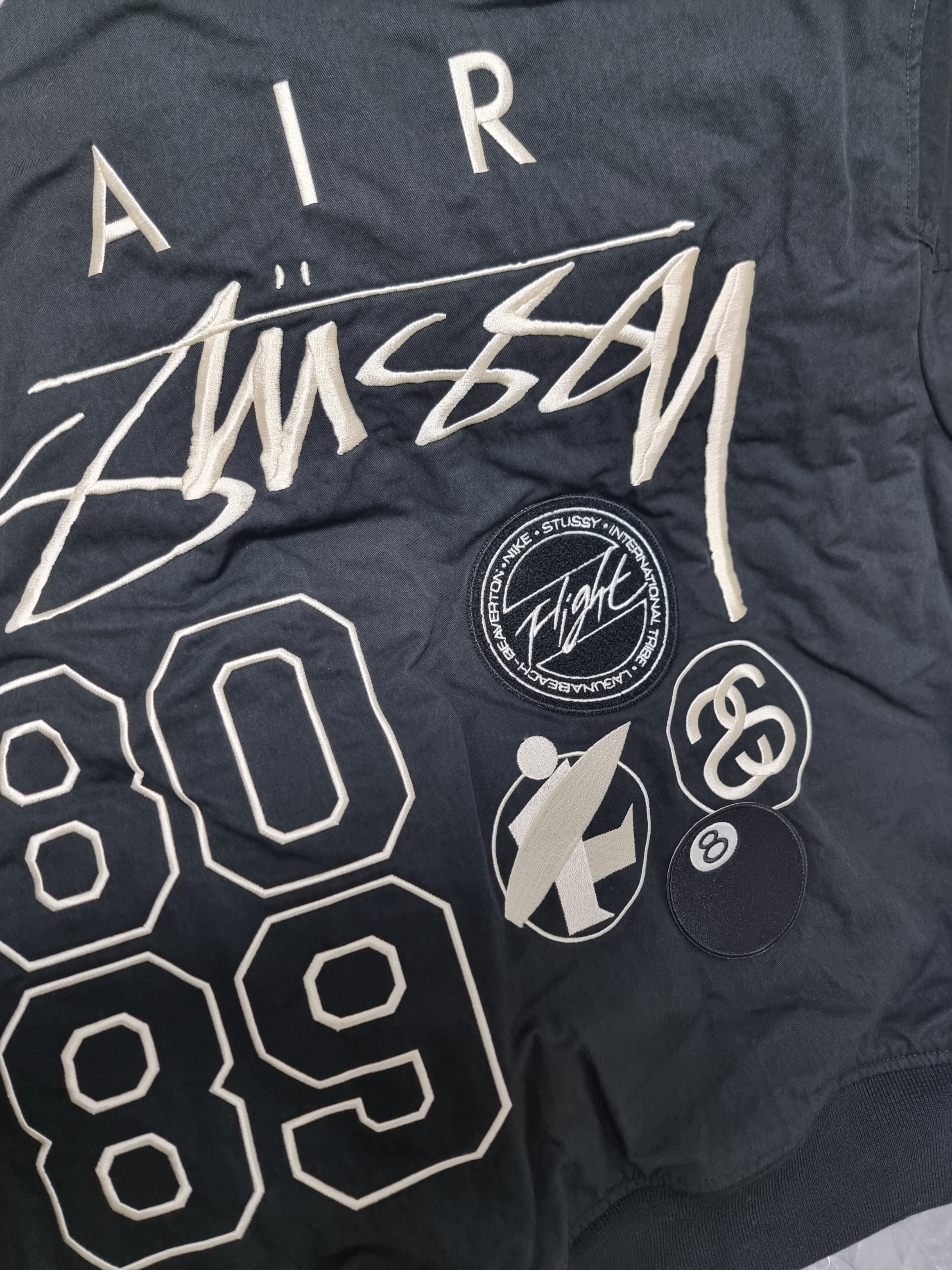 Nike x Stussy Reversible Jacket Black (FJ9153-010) 착용 스타일