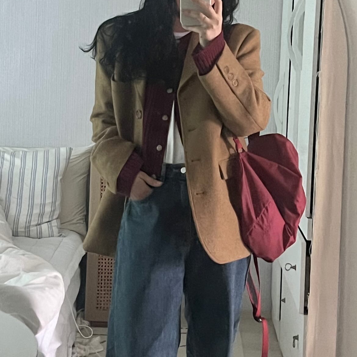 Arc'teryx Heliad 10 Backpack Bordeaux 착용 스타일 - 2