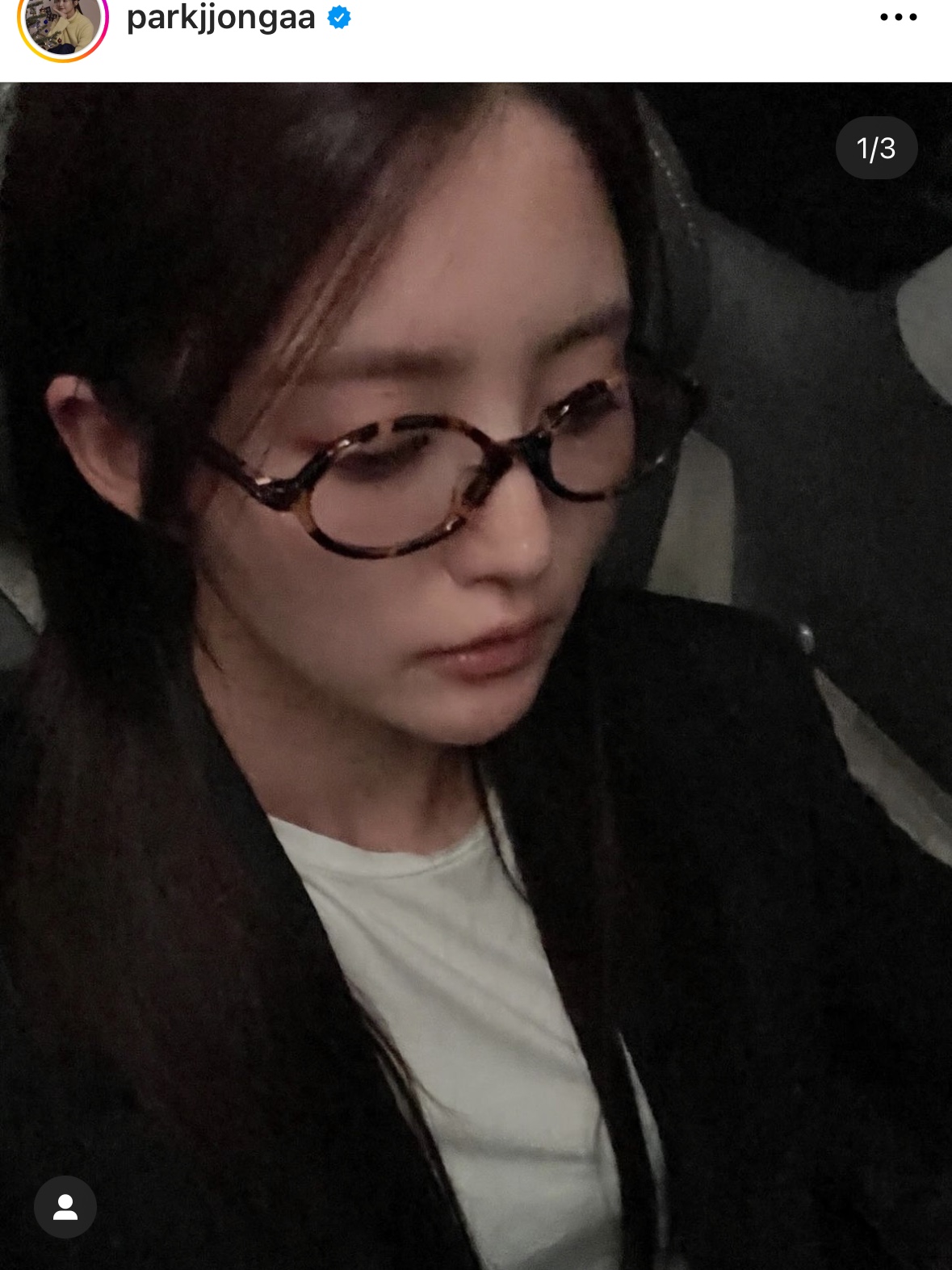 (W) Miu Miu Regard Sunglasses Blue Lenses Honey Tortoiseshell Acetate Standard fit 착용 스타일 - 1