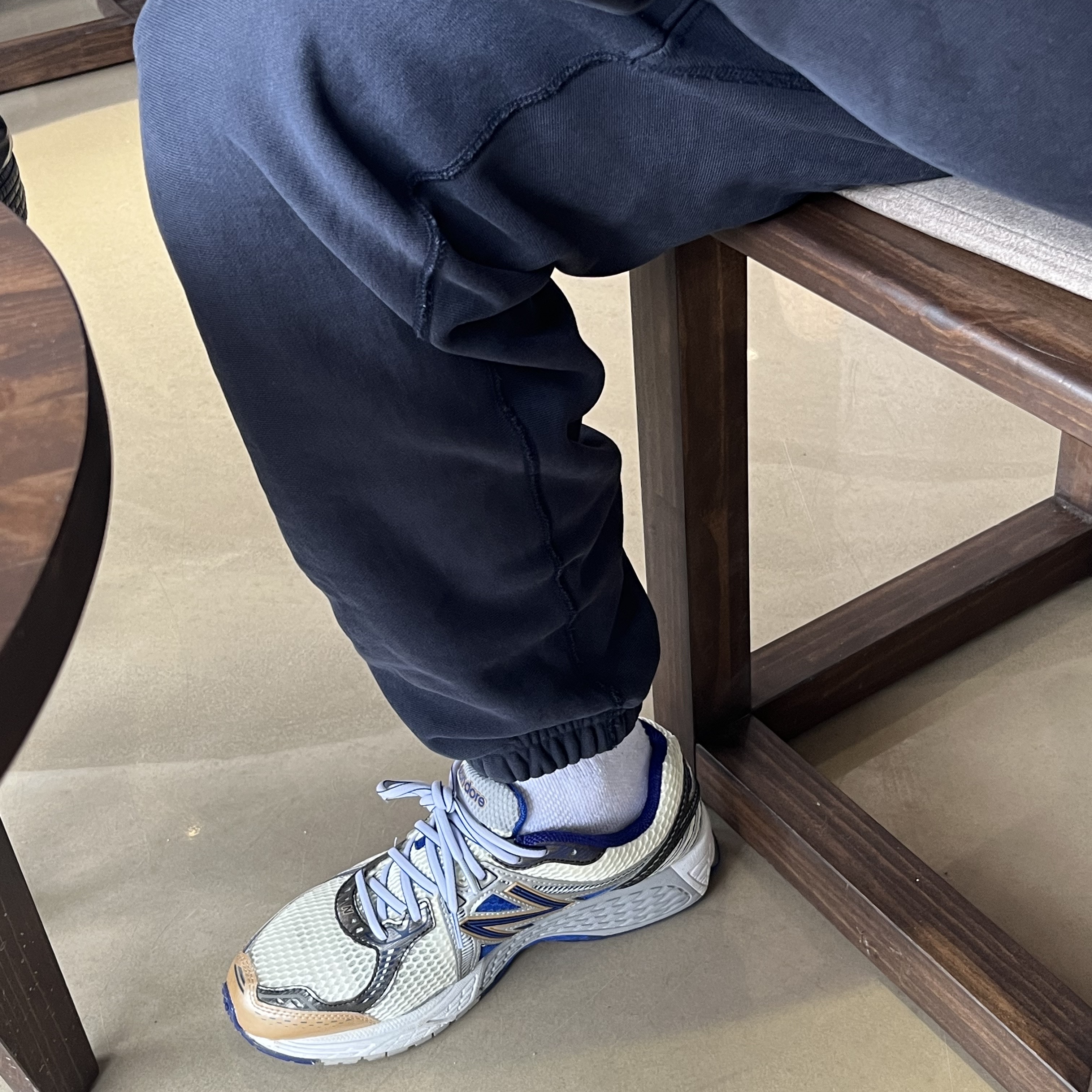 New Balance x Aime Leon Dore 860v2 Blue 착용 스타일