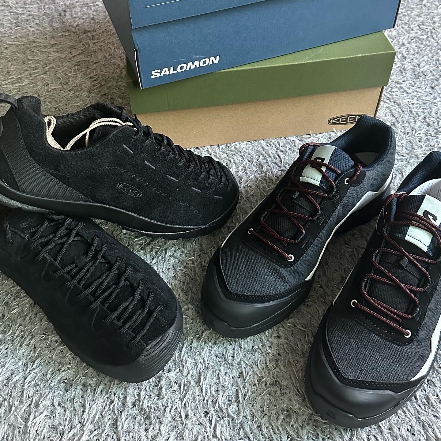 Salomon x GR10K X-Alp Esill Black Metal 착용 스타일 - 1