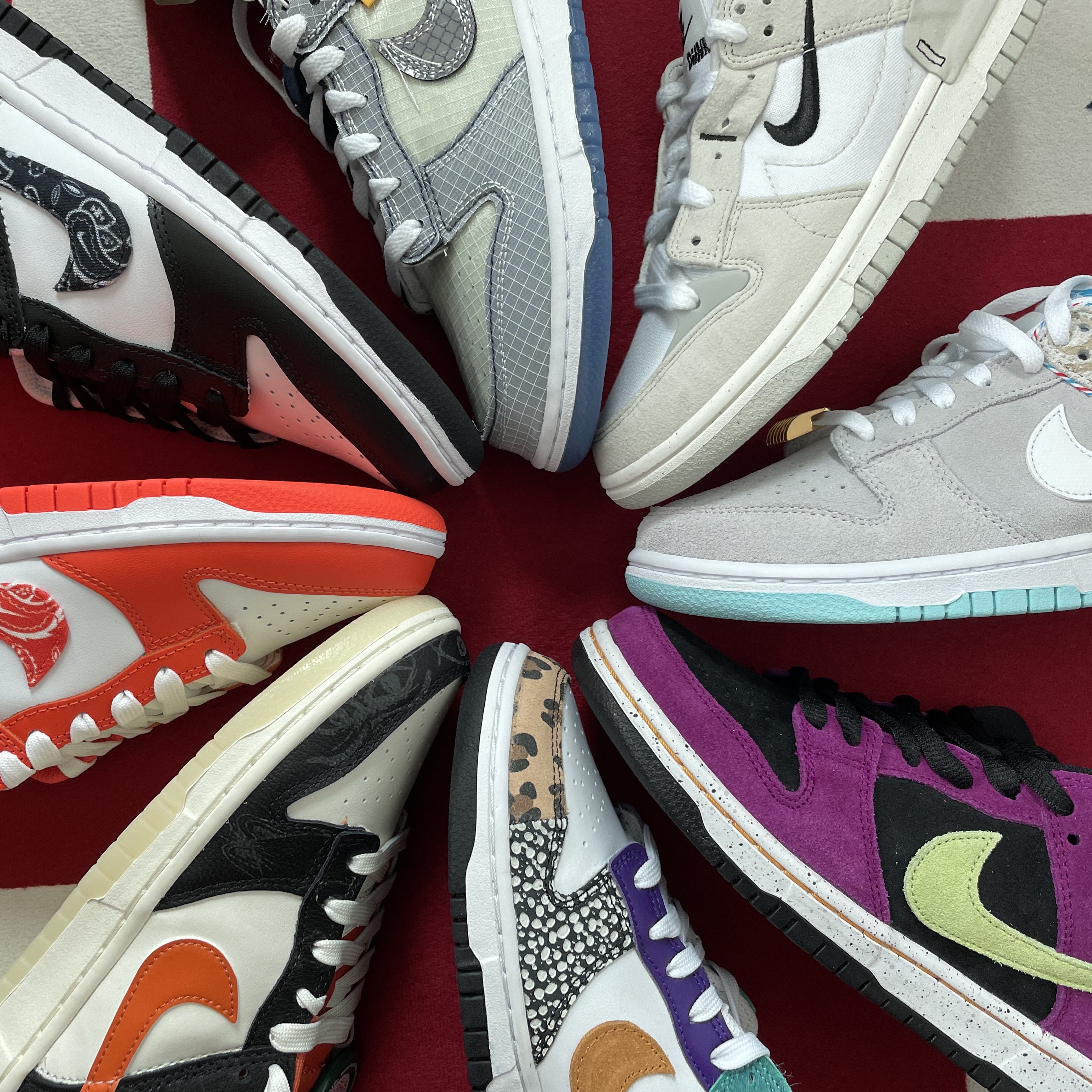 Nike x Union Dunk Low Passport Pack Pistachio, Nike Dunk Low Retro PRM Halloween 착용 스타일 - 1