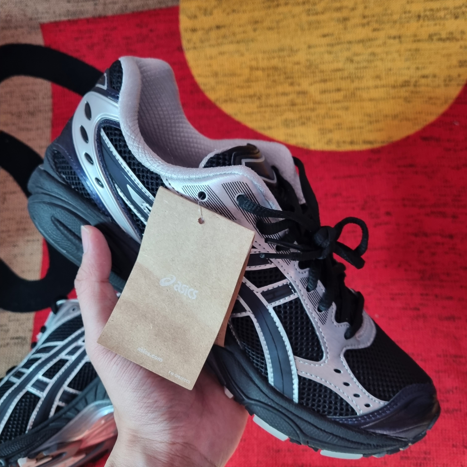 Asics x Atmos x Undermycar Gel-Kayano 14 Black Pure Silver 착용 스타일 - 2