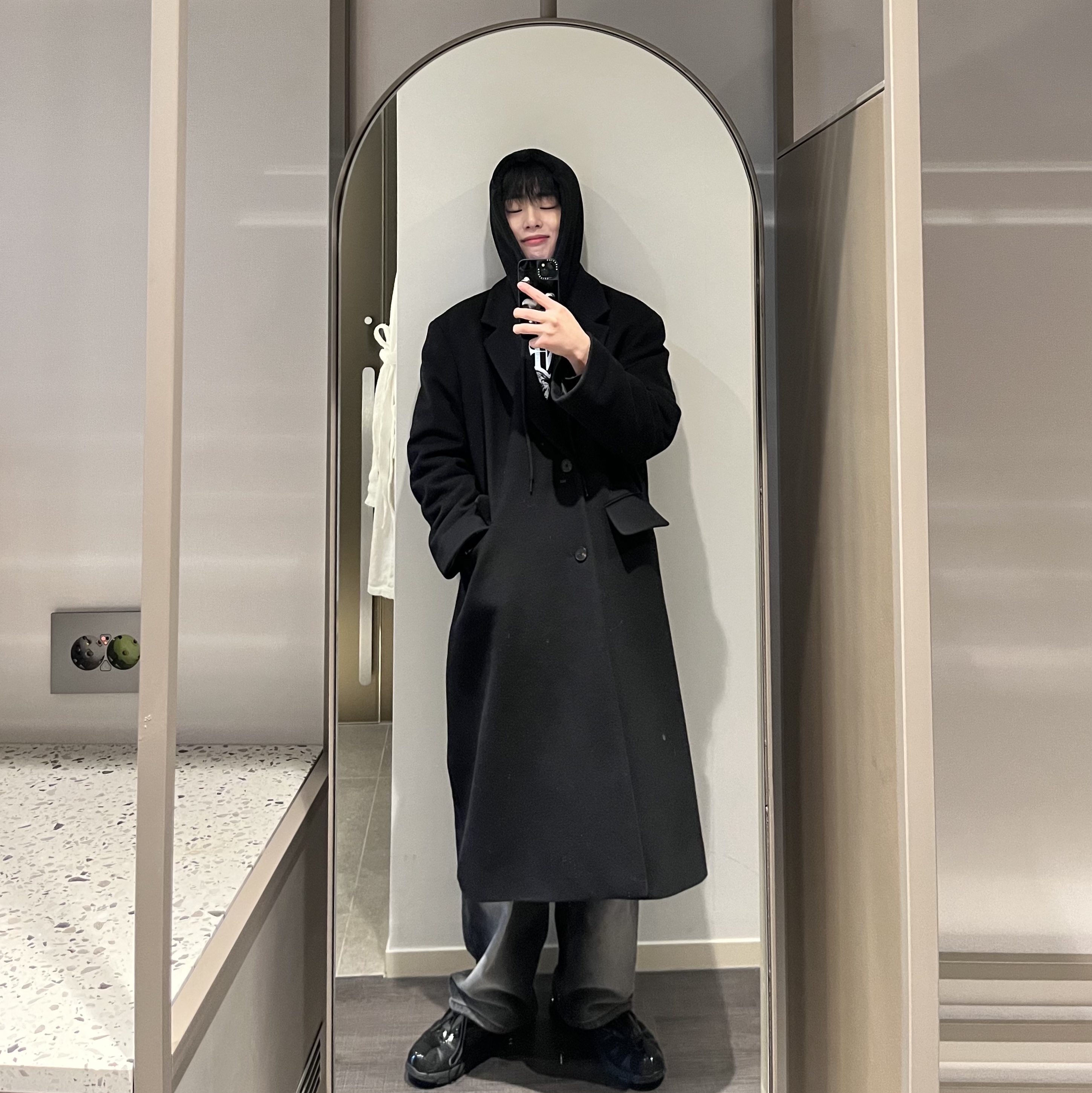 Fila x Thug Club Replica 2002 Black 착용 스타일 - 2