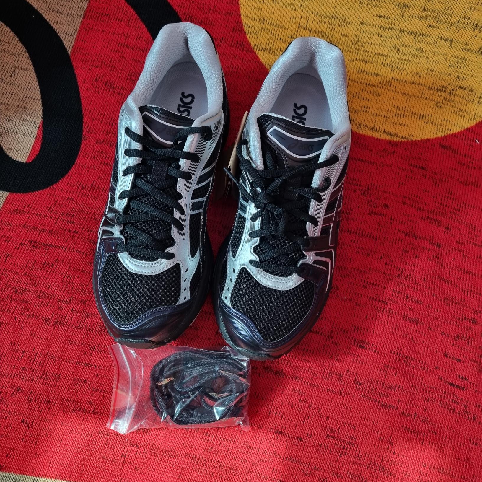 Asics x Atmos x Undermycar Gel-Kayano 14 Black Pure Silver 착용 스타일 - 1