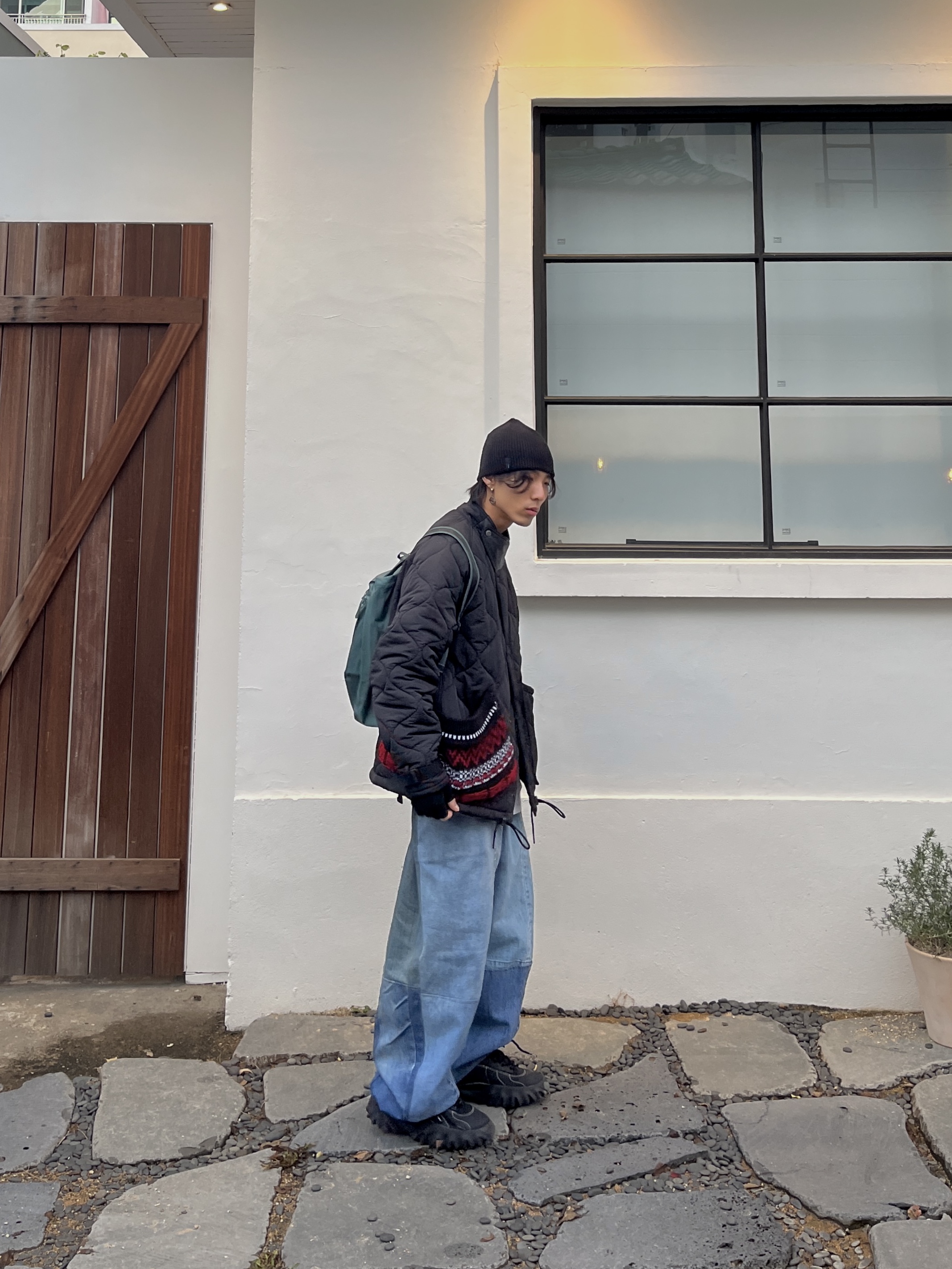 Arc'teryx Heliad 10 Backpack Boxcar, Oakley Factory Team x Brain Dead Chop Saw Black 착용 스타일 - 6