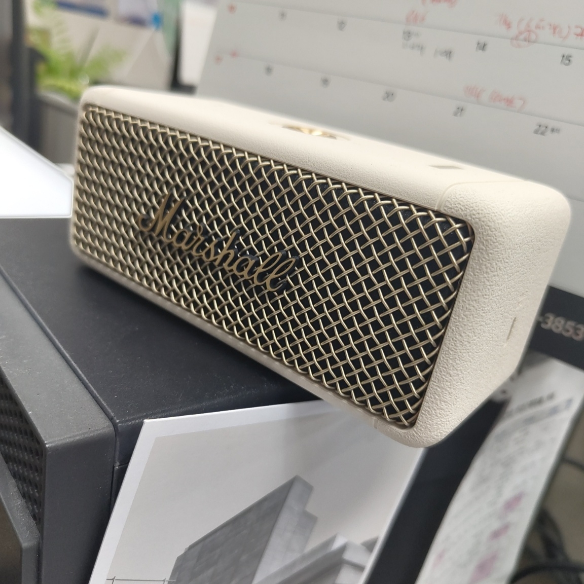 Marshall Emberton II Cream (Korean Ver.) 착용 스타일