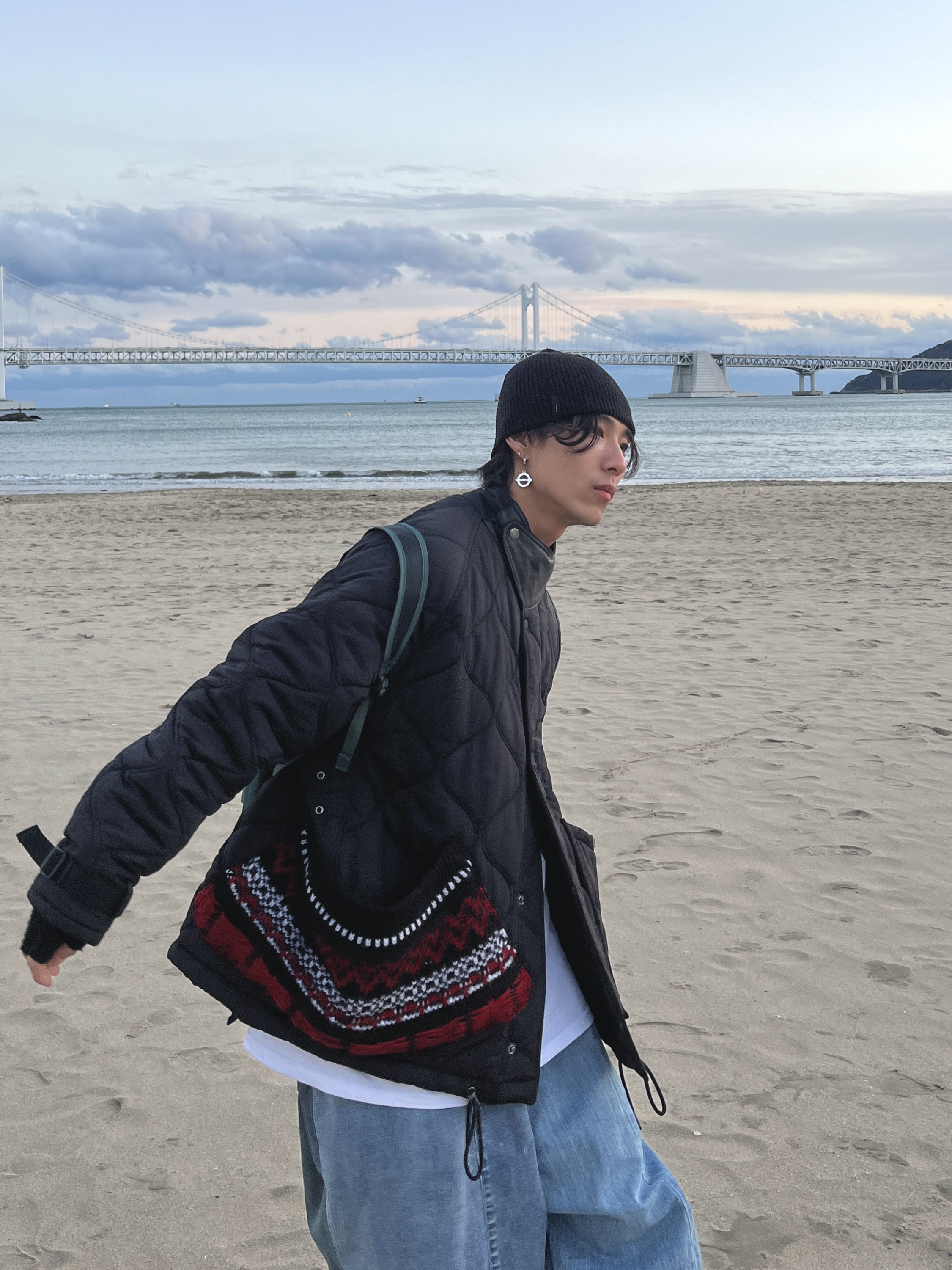 Arc'teryx Heliad 10 Backpack Boxcar, Oakley Factory Team x Brain Dead Chop Saw Black 착용 스타일 - 1