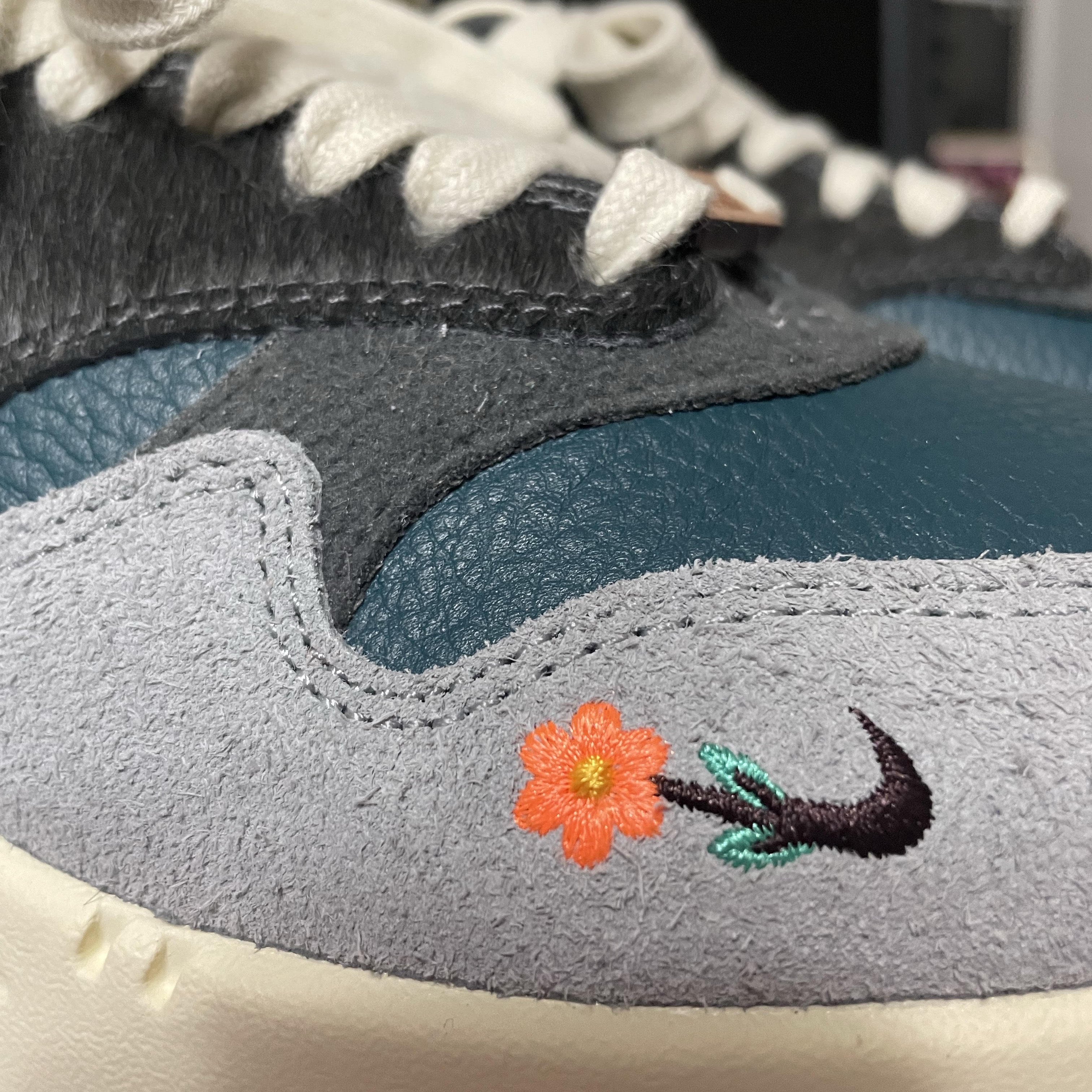 Nike x Kasina Air Max 1 SP Won-Ang Particle Grey 착용 스타일 - 4