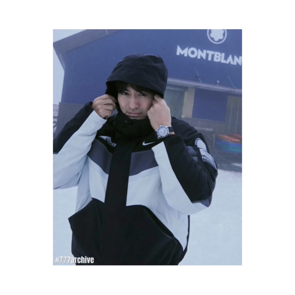 Nike x Drake Nocta 8K Peaks DLMTS 8000 Jacket Black (DV3625-010) 착용 스타일 - 1