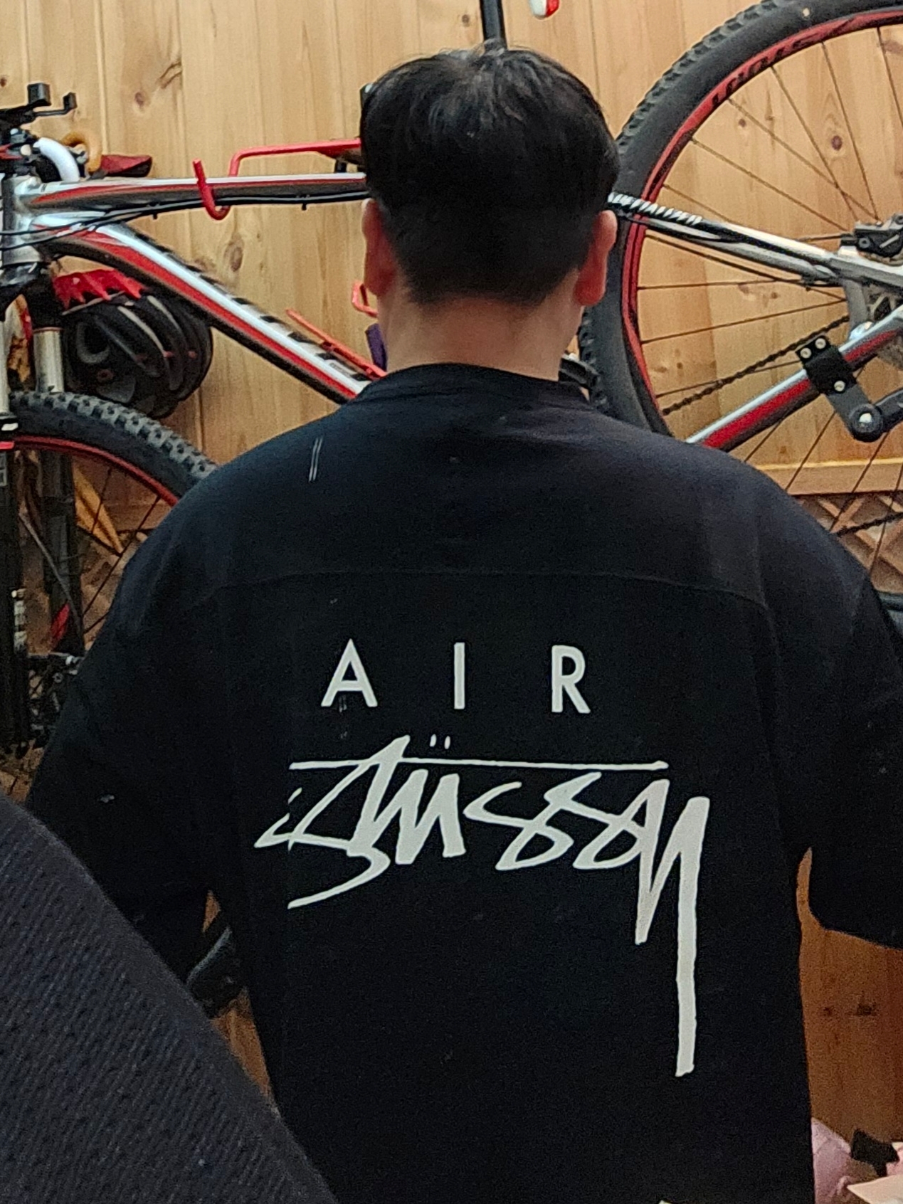 Nike x Stussy Long Sleeve Top Black (FJ9164-010) 착용 스타일 - 4