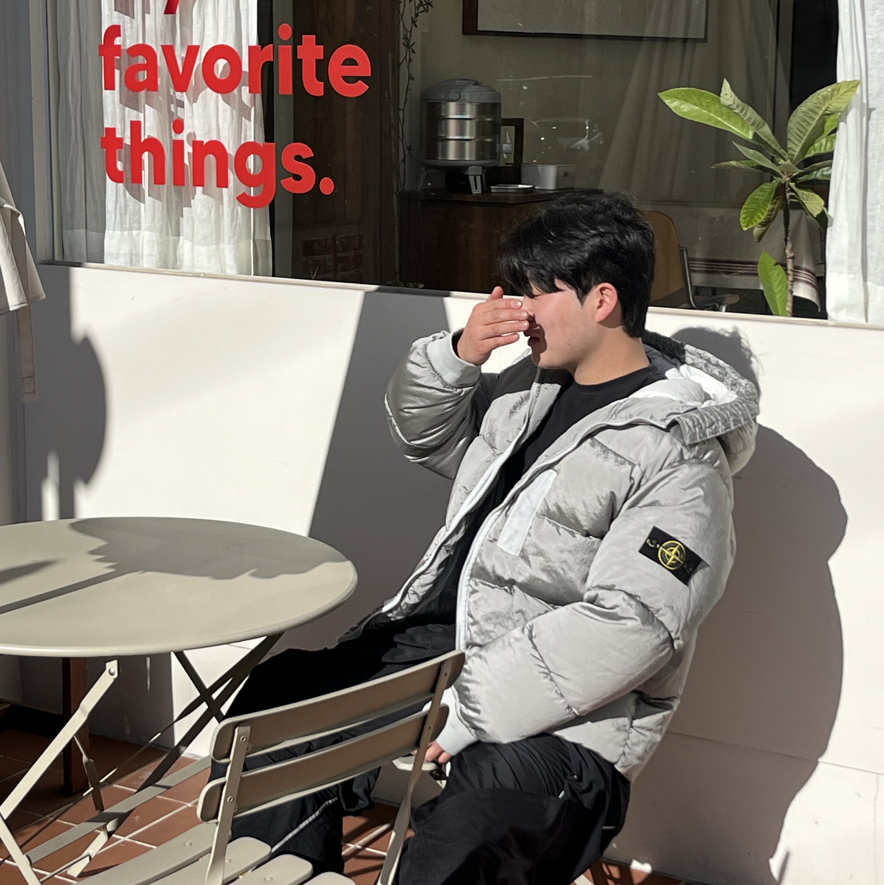 Stone Island 43619 Nylon Metal Econyl Regenerated Nylon Down Jacket Light Grey - 22FW, Nike NRG DH Pants Black 착용 스타일