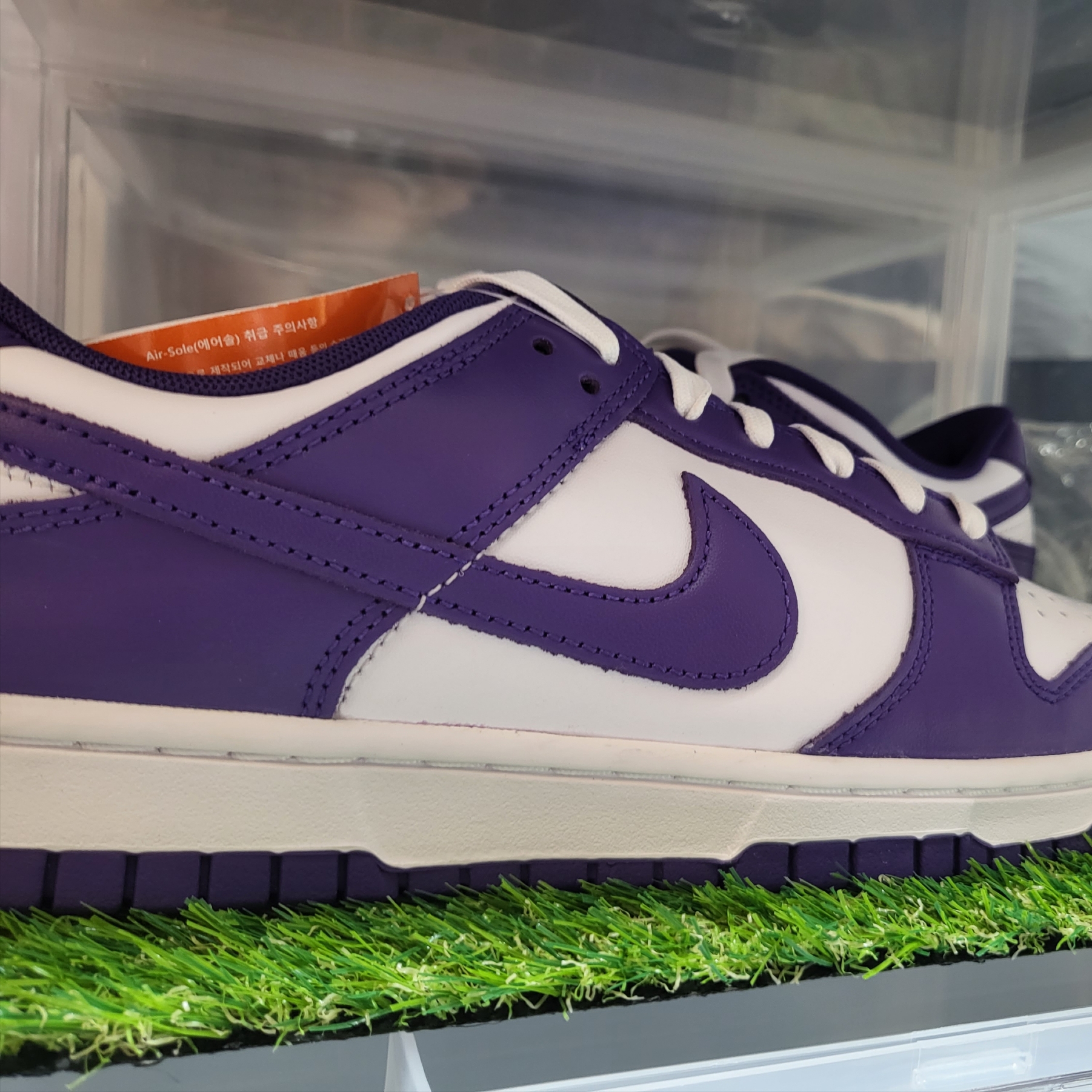 Nike Dunk Low Retro Championship Court Purple 착용 스타일