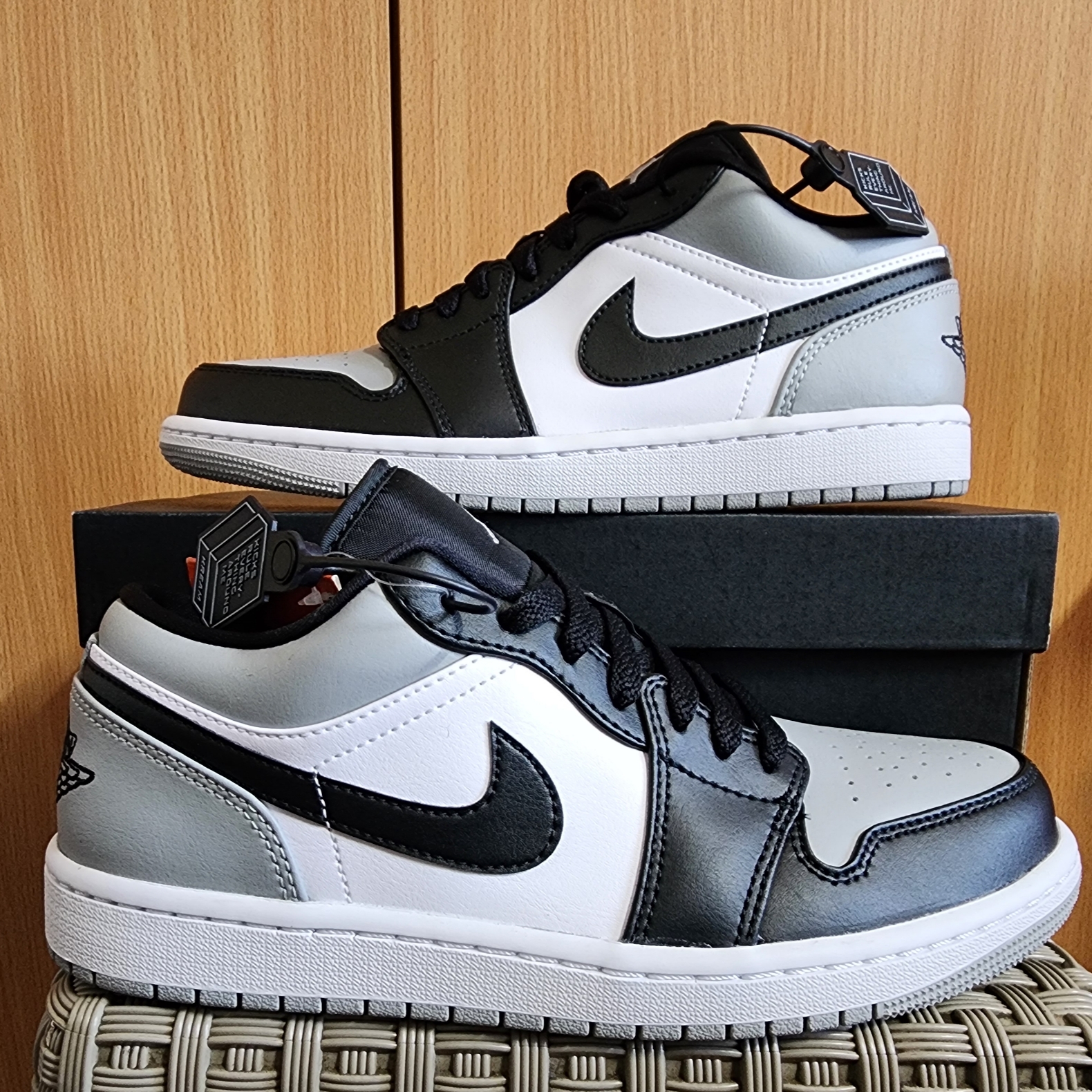 Jordan 1 Low Light Smoke Grey Black 착용 스타일 - 4