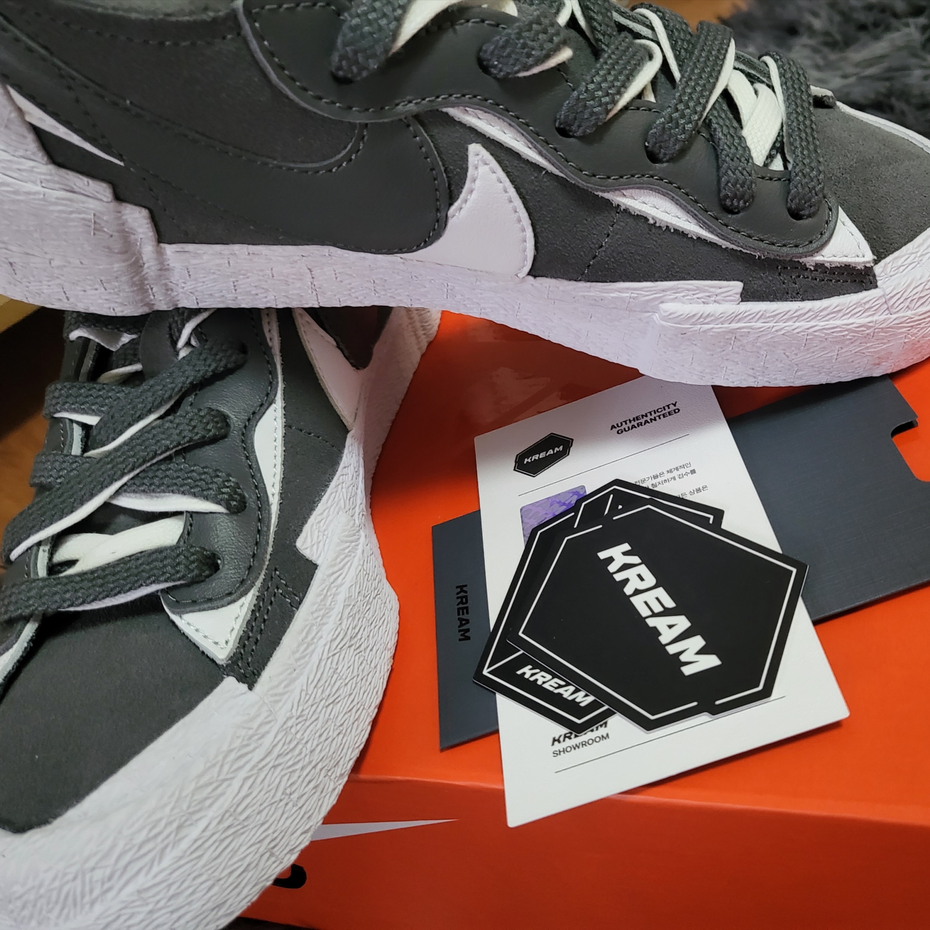 Nike x Sacai Blazer Low Iron Grey 착용 스타일
