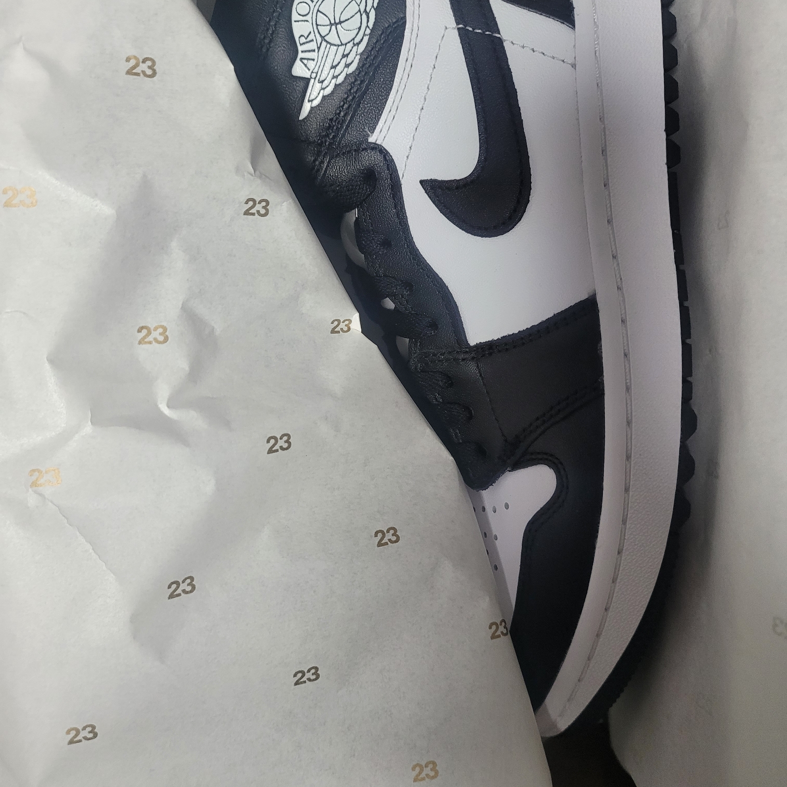 Jordan 1 High Golf White Black 착용 스타일