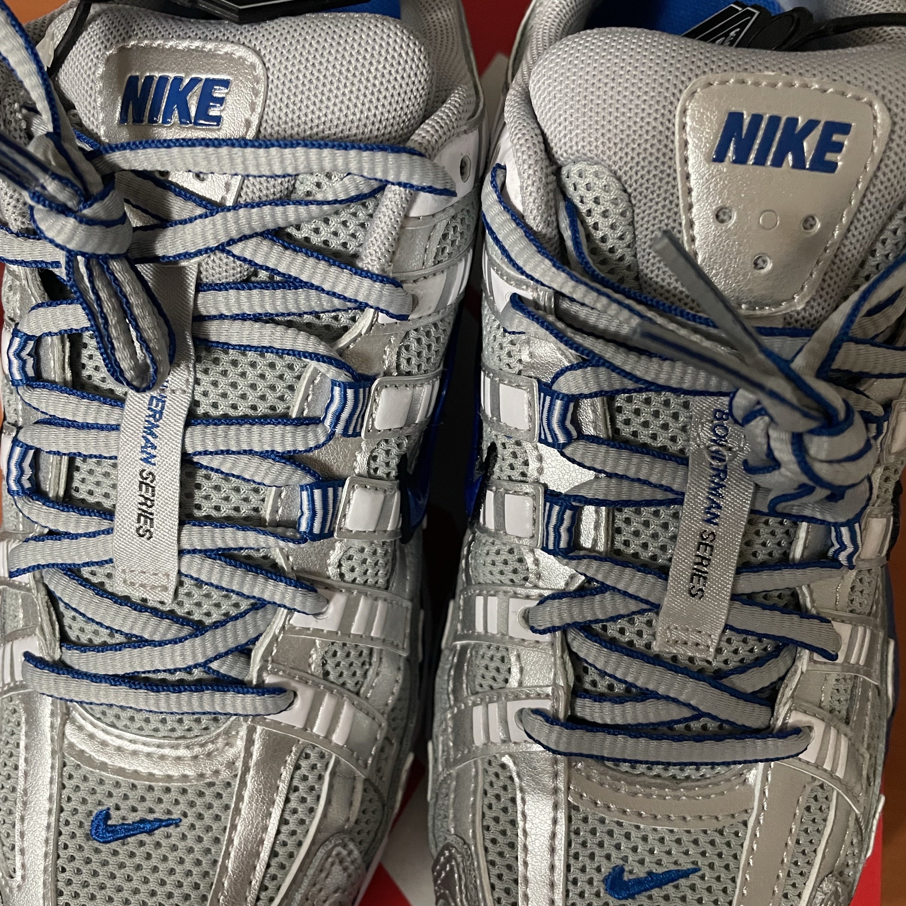(W) Nike P-6000 Laser Blue 착용 스타일 - 3