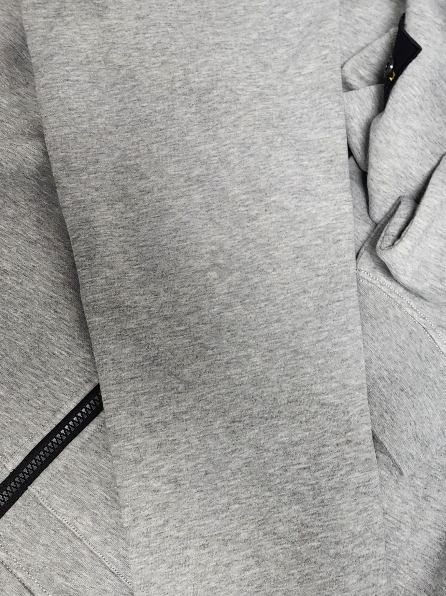 Stone Island 64251 Cotton Fleece Full Zip Hooded Sweatshirt Grey - 23SS 착용 스타일