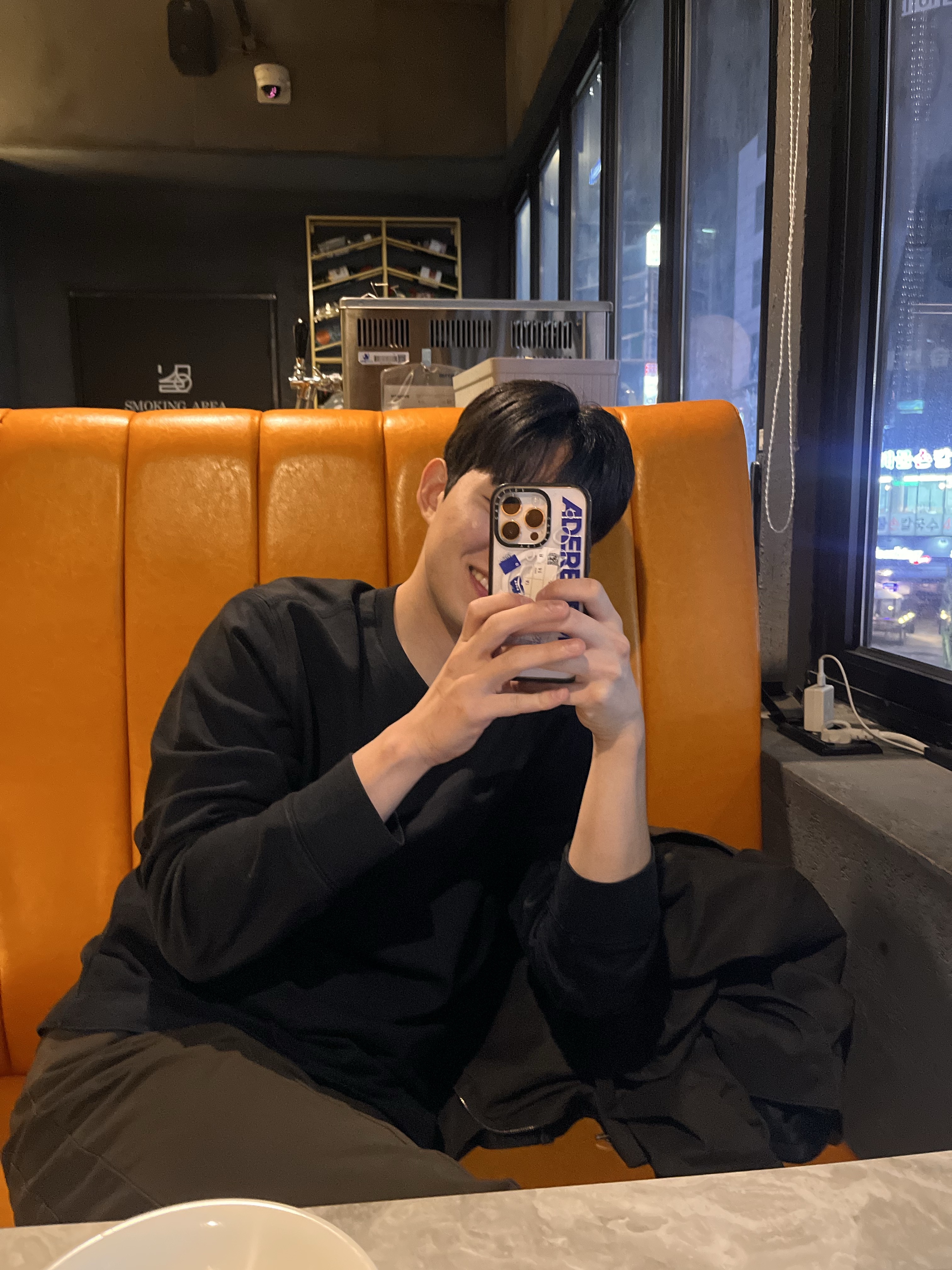 Casetify x Ader Error iPhone Sticker Magsafe Case Clear 착용 스타일