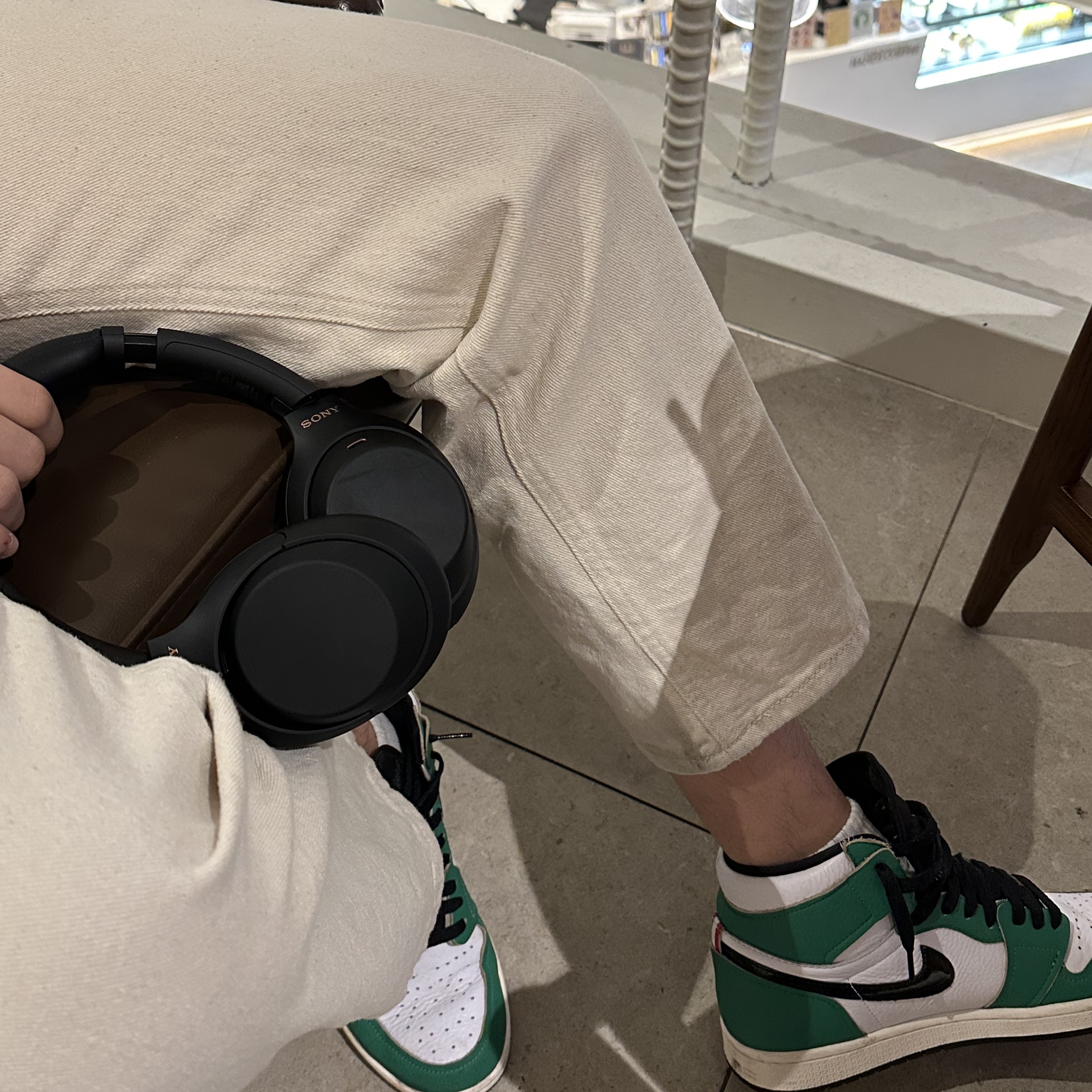 (W) Jordan 1 Retro High OG Lucky Green 착용 스타일