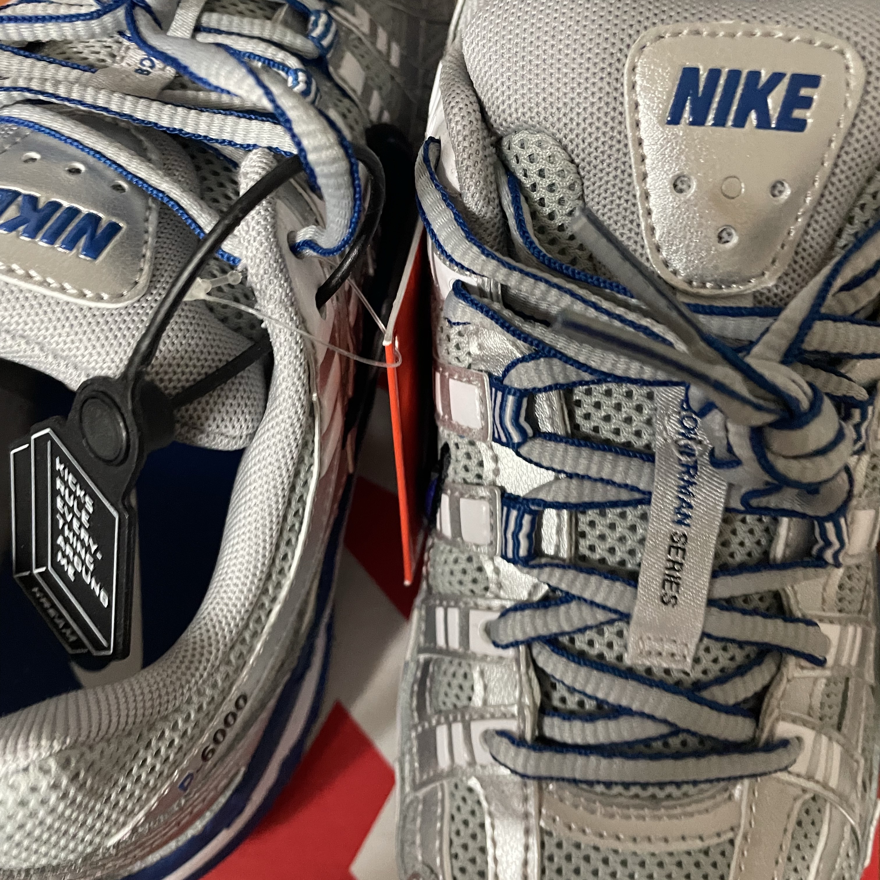 (W) Nike P-6000 Laser Blue 착용 스타일 - 4