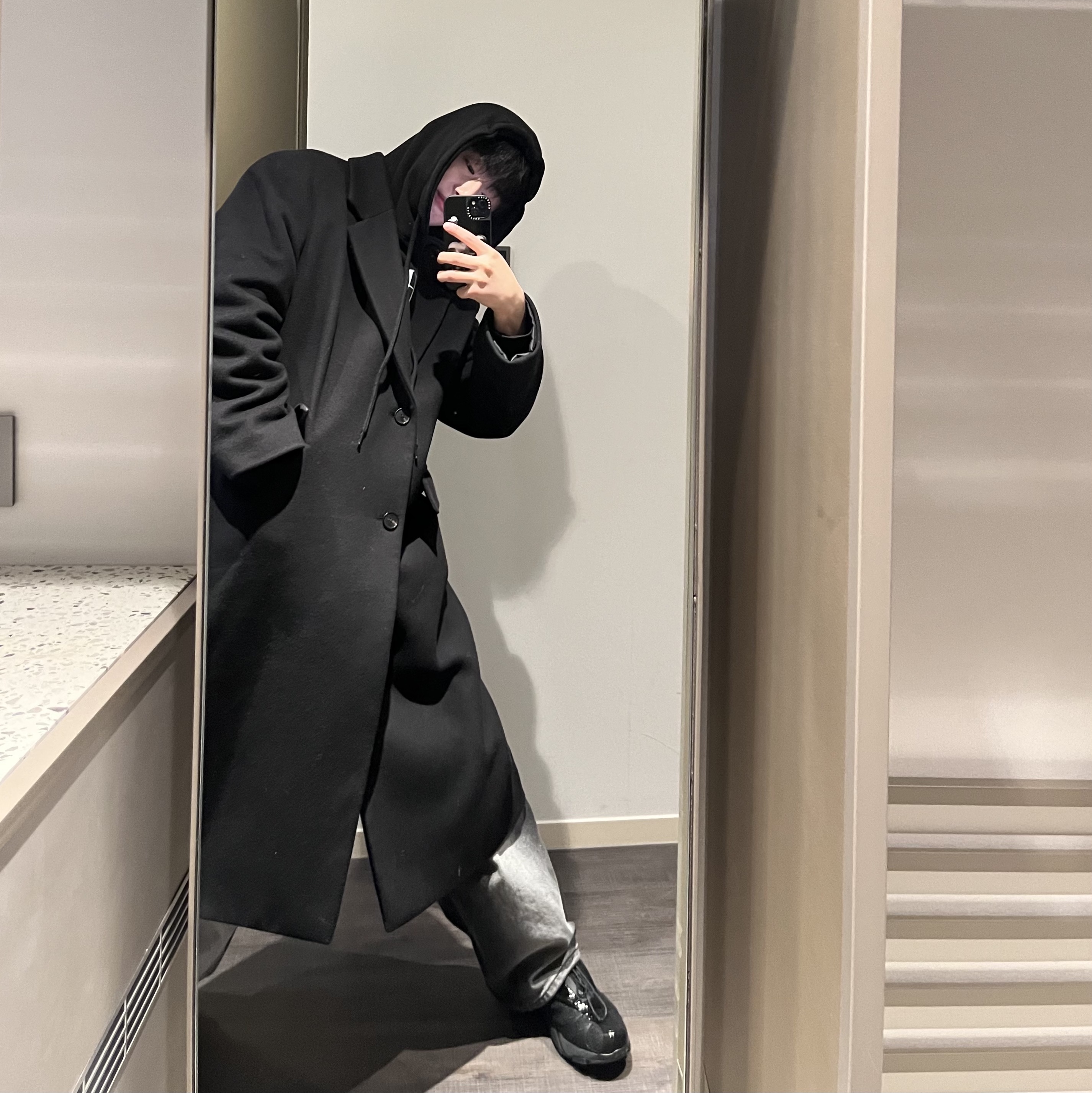 Fila x Thug Club Replica 2002 Black 착용 스타일 - 1