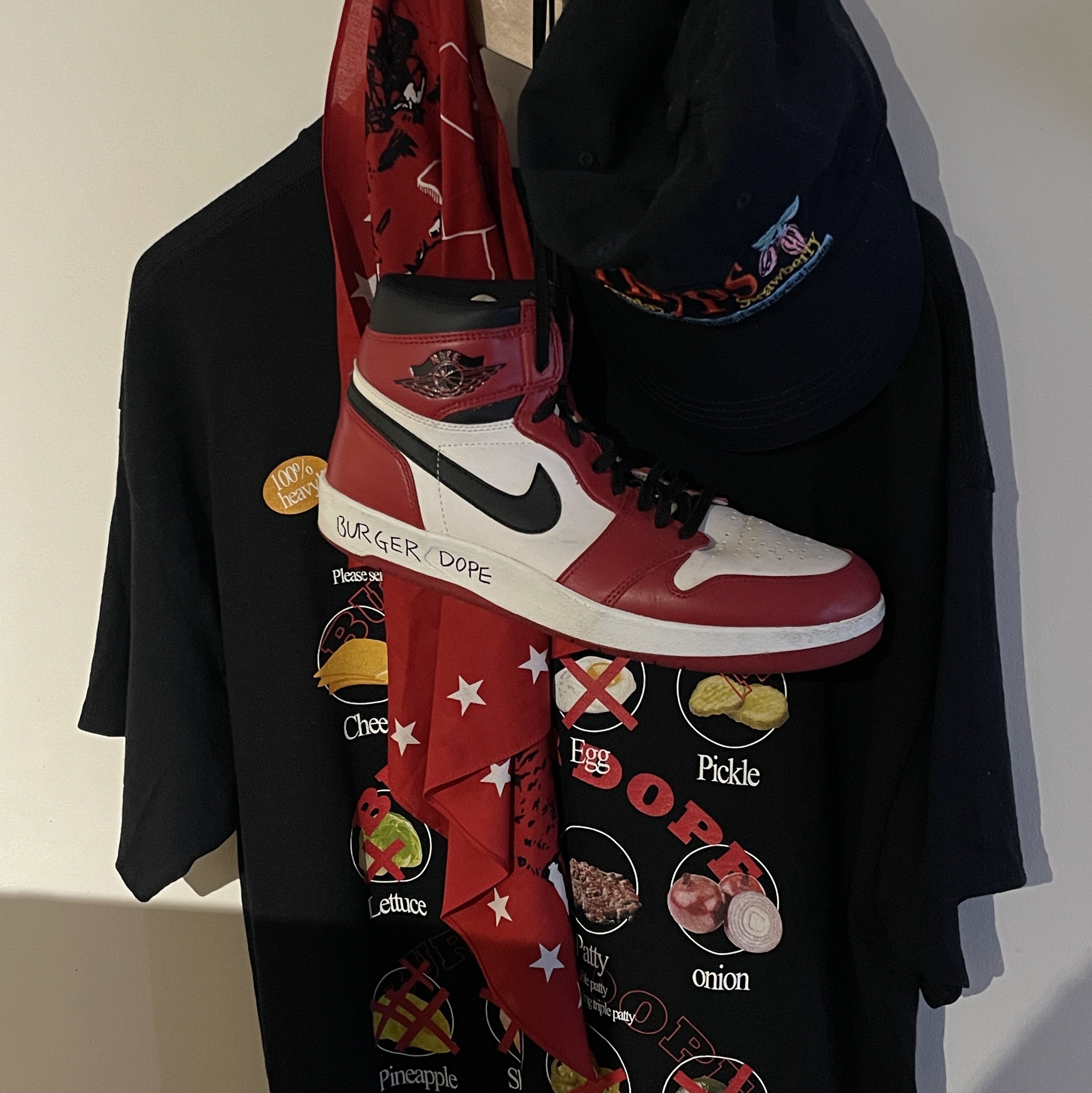 Jordan 1 Retro High OG Chicago 2022, Jordan 1 Retro High OG Chicago 2015 착용 스타일 - 2