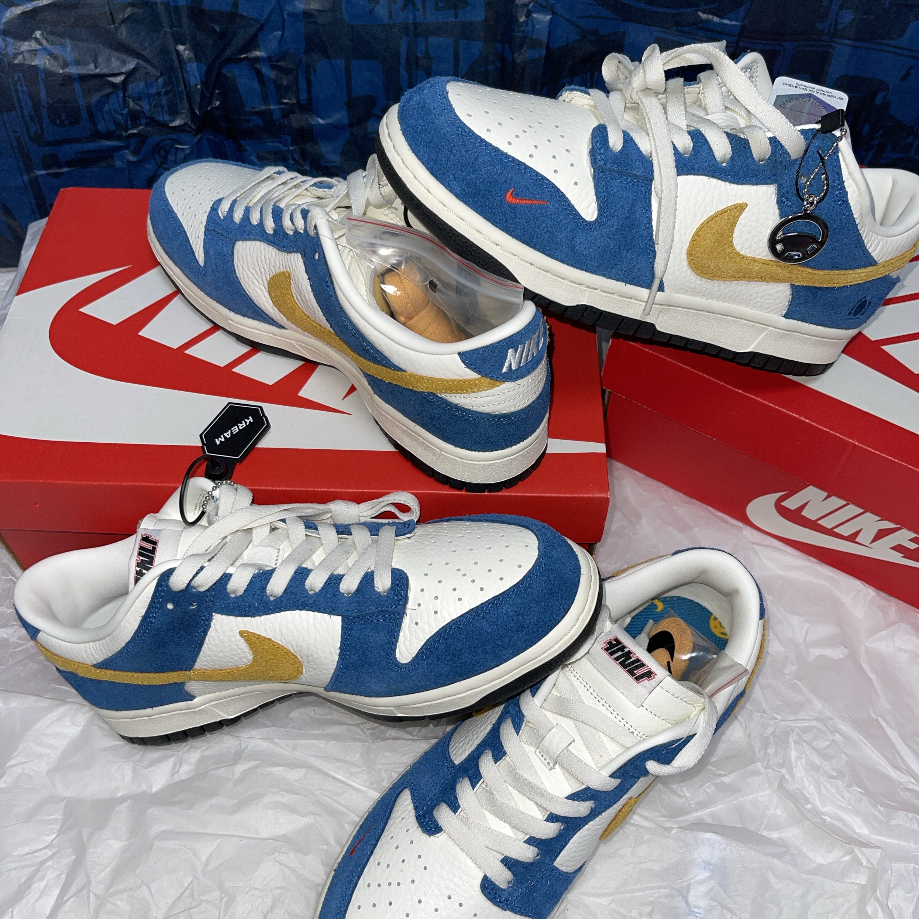 Nike x Kasina Dunk Low 80's Bus 착용 스타일