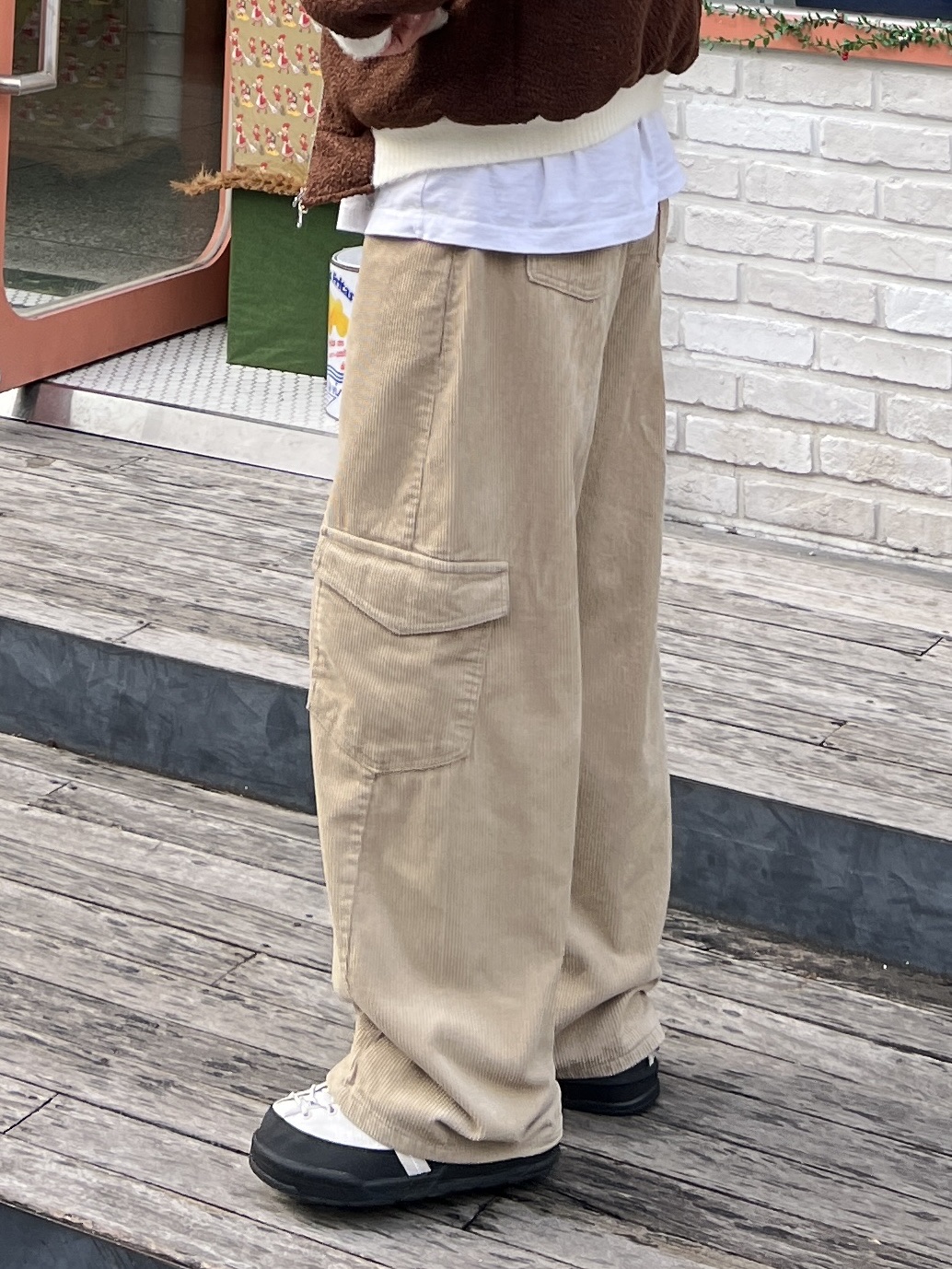 New Balance CRV Mule V2 Ivory 착용 스타일 - 6