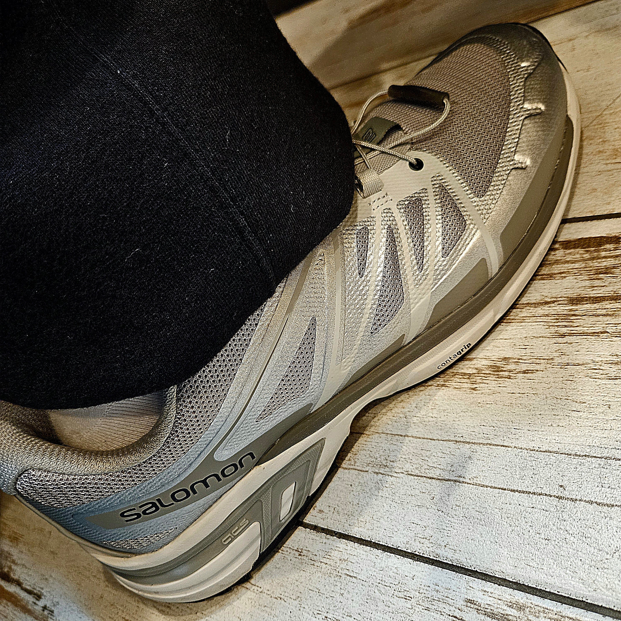 Salomon XT-Wings 2 Lunar Rock Gray 착용 스타일