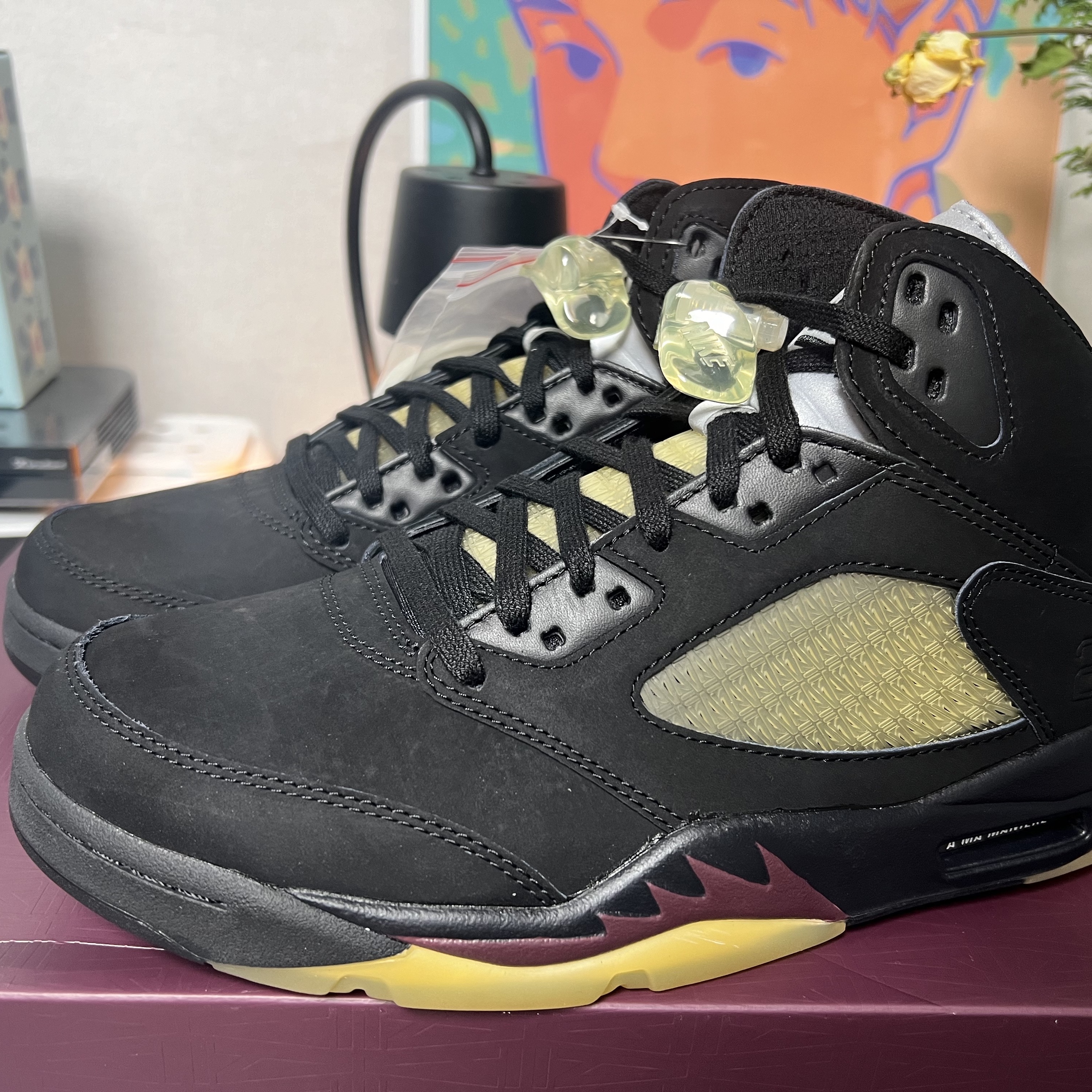 Jordan 5 x A Ma Maniere Retro Dusk 착용 스타일 - 2