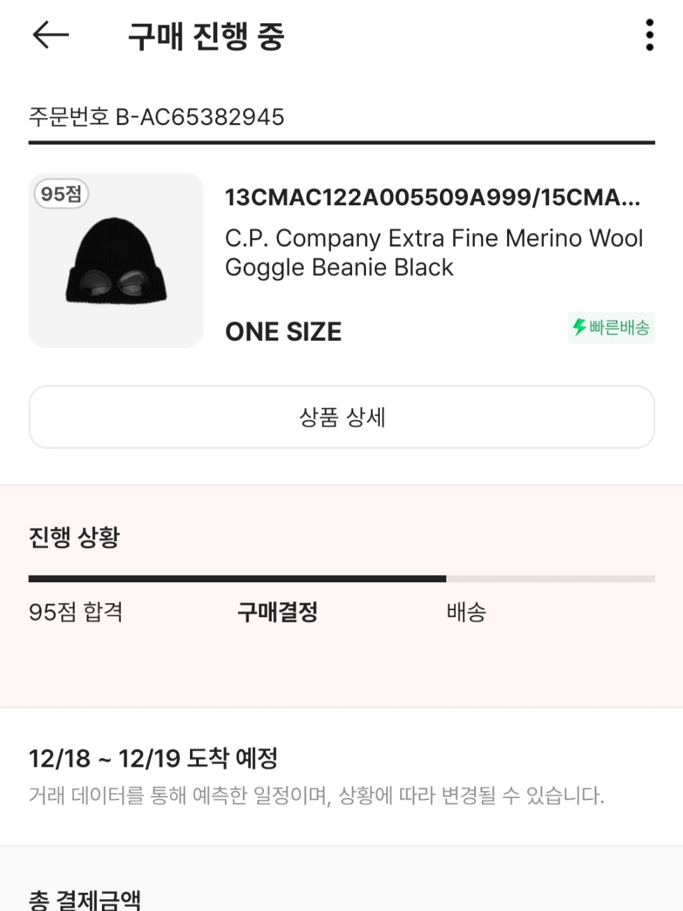 C.P. Company Extra Fine Merino Wool Goggle Beanie Black 착용 스타일