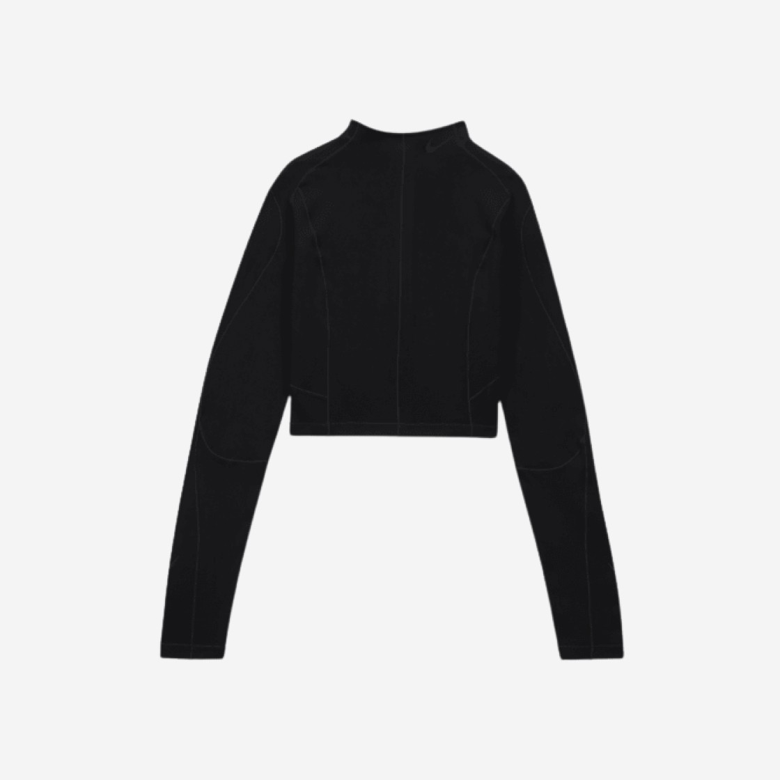 (W) Nike x Off-White Mock Neck Long Sleeve Top Black - US/EU 상세 이미지 2