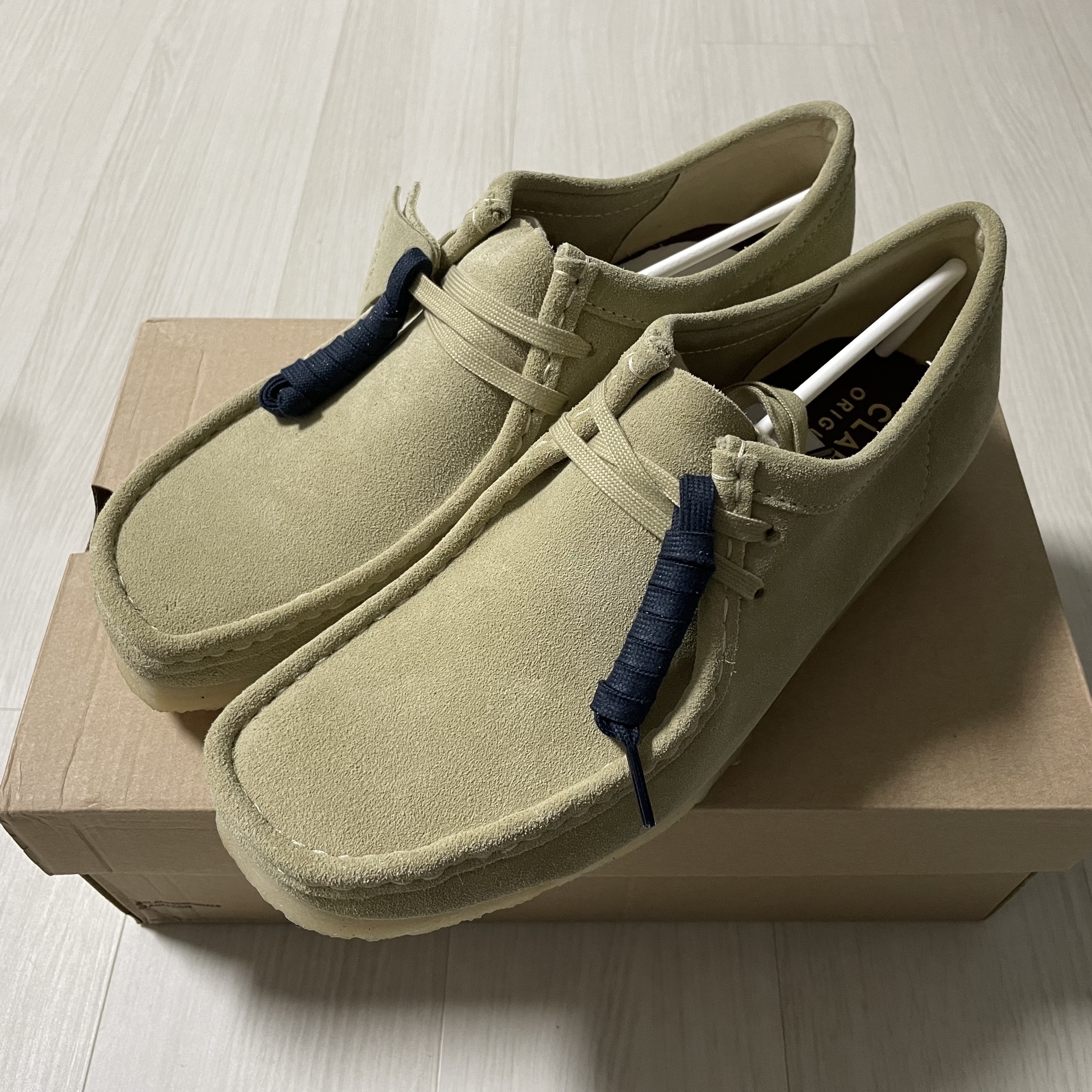 Clarks Wallabee Maple Suede 착용 스타일