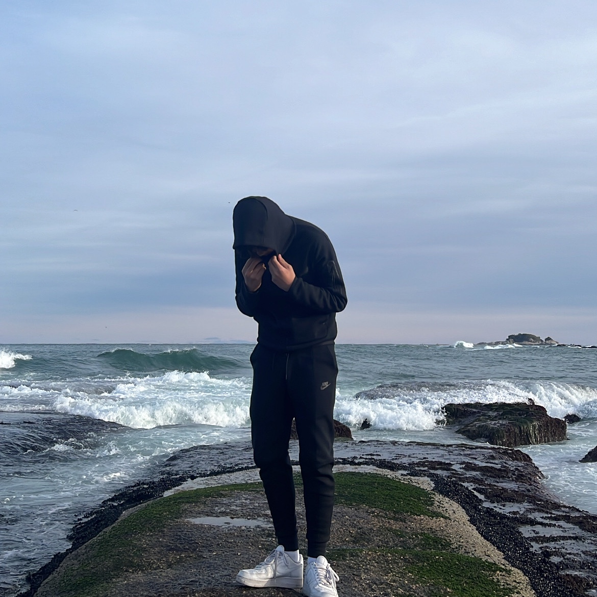 Nike NSW Tech Fleece Full Zip Hoodie Black - Asia, Nike NSW Tech Fleece Jogger Black - Asia 착용 스타일