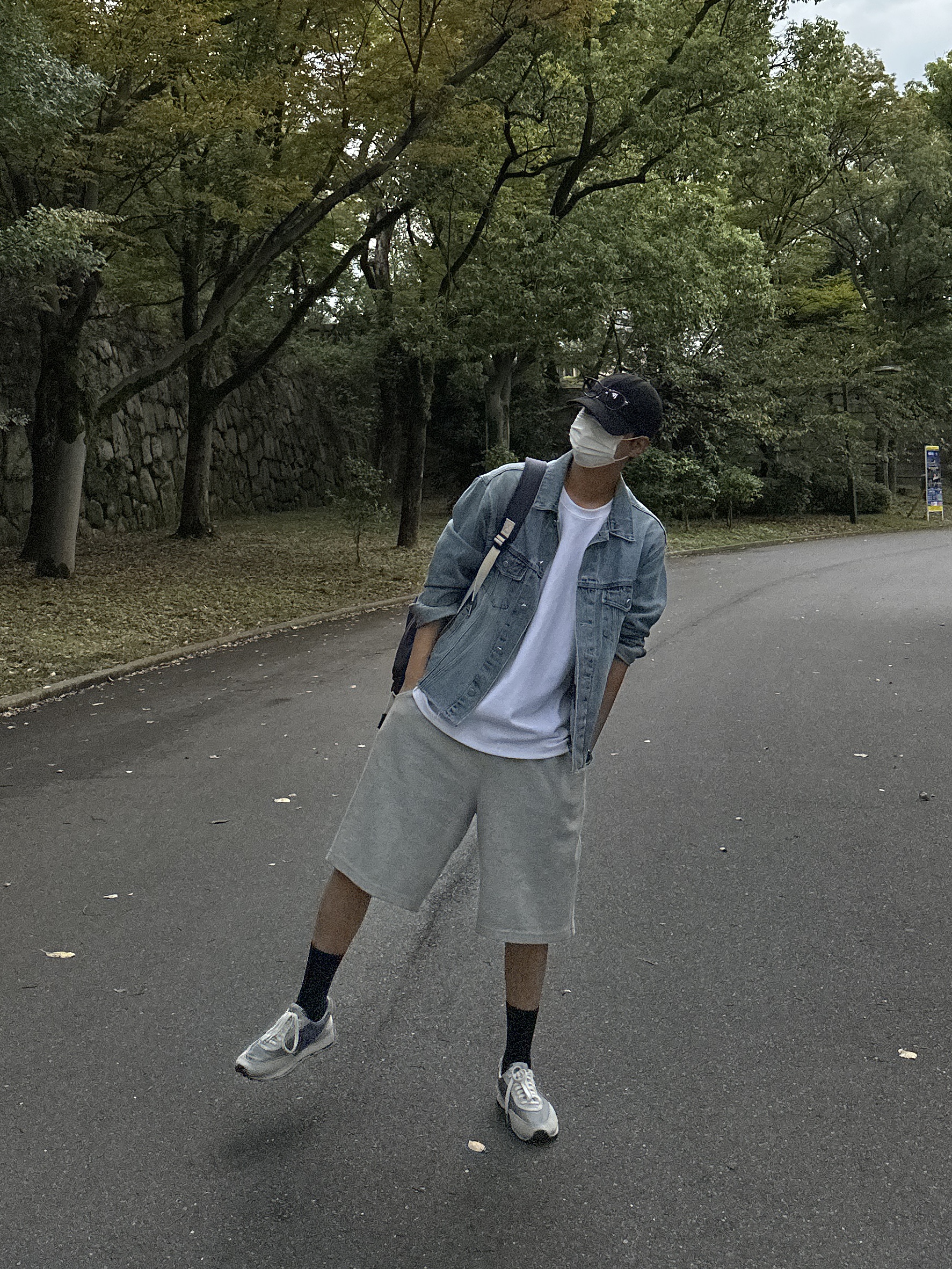 Nike Daybreak SP Cool Grey Hyper Grape 착용 스타일