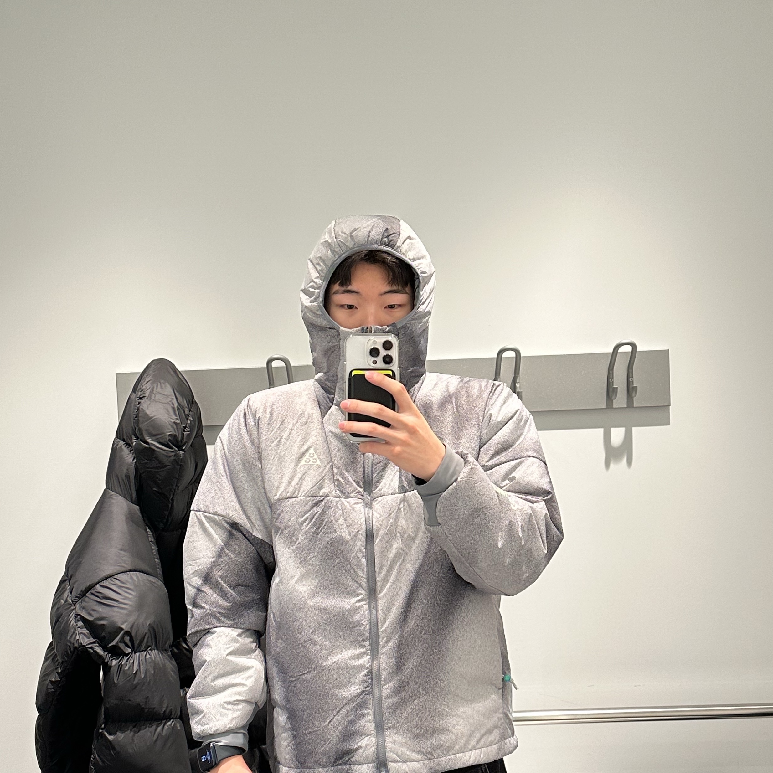 Nike ACG Therma-Fit ADV Rope De Dope AOP Jacket Cool Grey - Asia 착용 스타일
