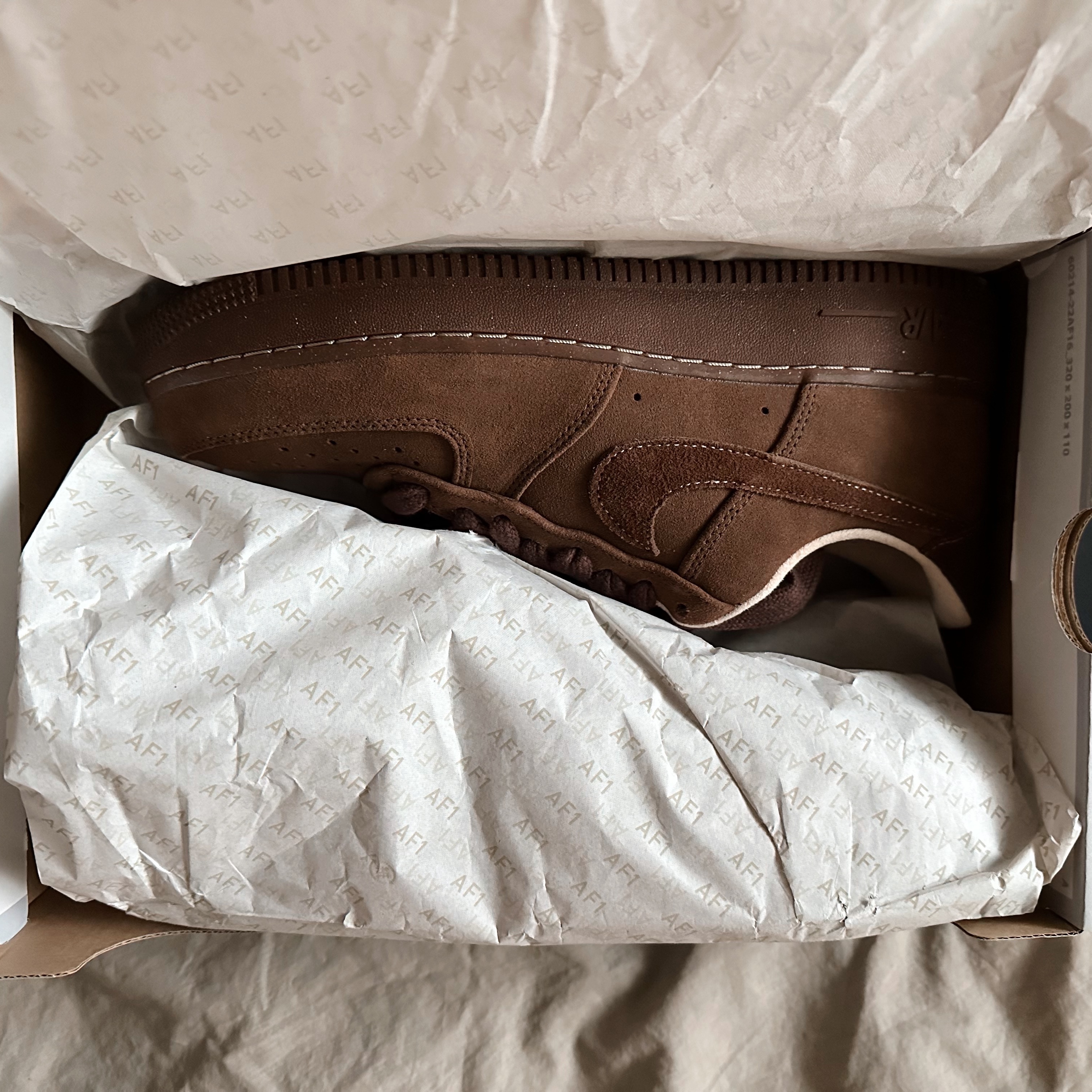 (W) Nike Air Force 1 '07 Cacao Wow 착용 스타일 - 3