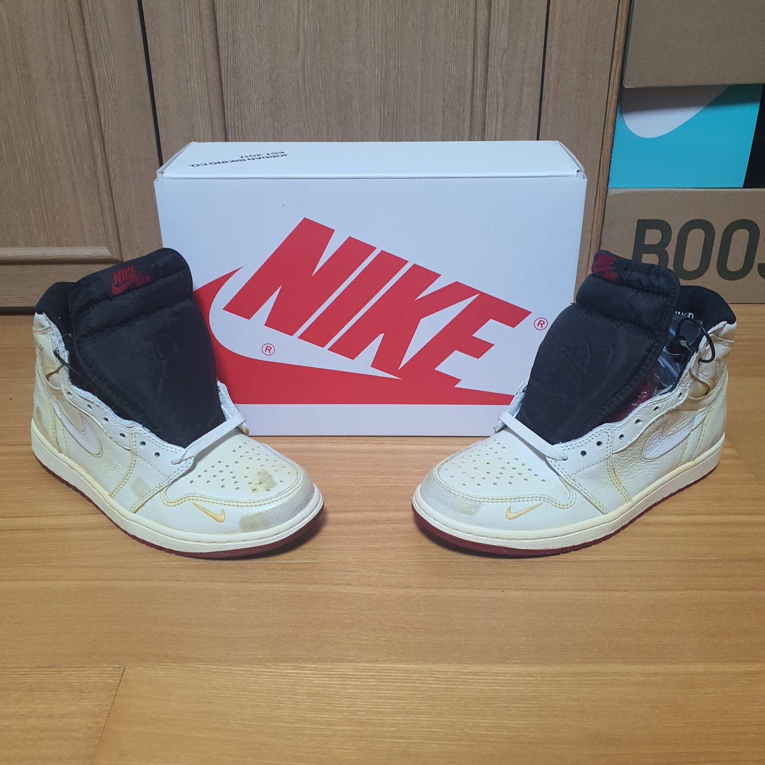 Jordan 1 x Nigel Sylvester Retro High Sail White 착용 스타일 - 5