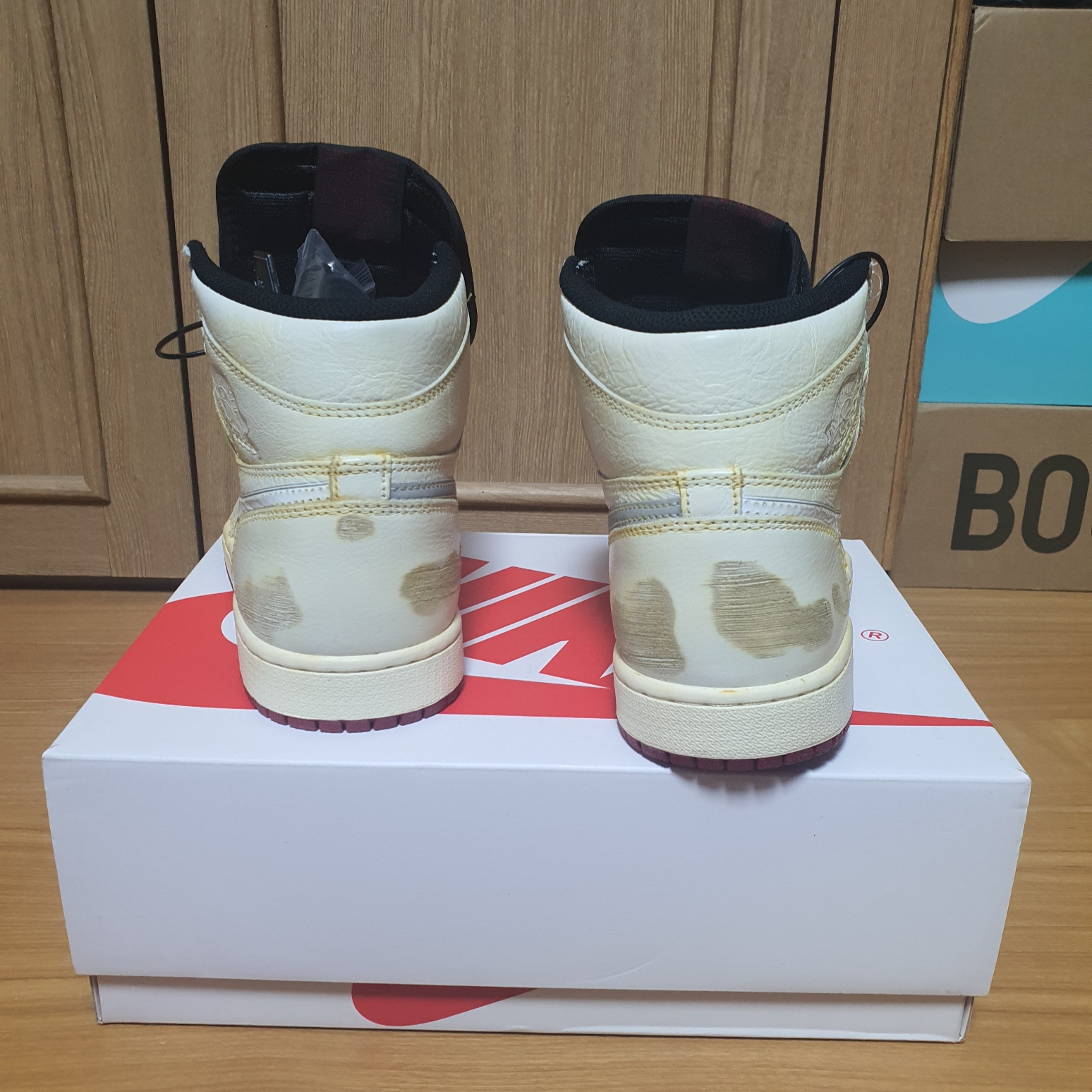 Jordan 1 x Nigel Sylvester Retro High Sail White 착용 스타일 - 3
