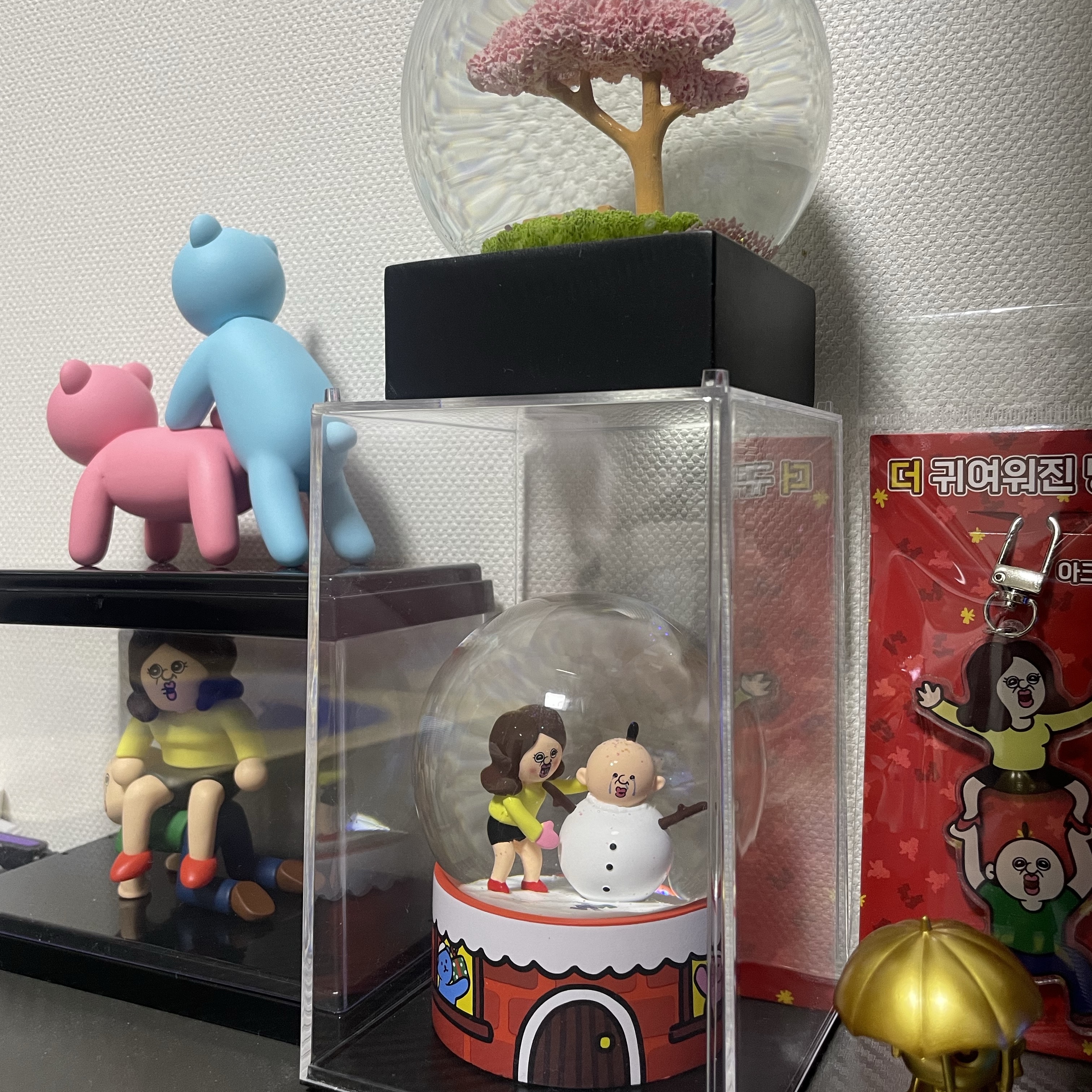 Bbangbbang Cute Kkigo Figure Set, Bbangbbang Okji Figure Set 착용 스타일