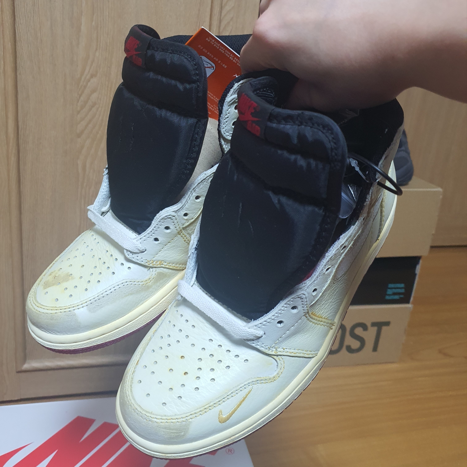 Jordan 1 x Nigel Sylvester Retro High Sail White 착용 스타일 - 8