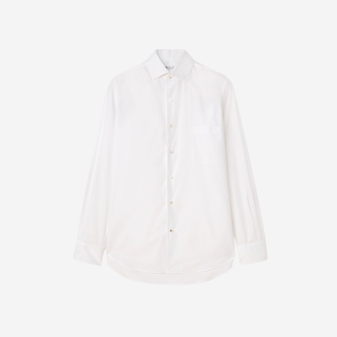 Loro Piana Andrew Shirt Cotton Optical White 상세 이미지 1