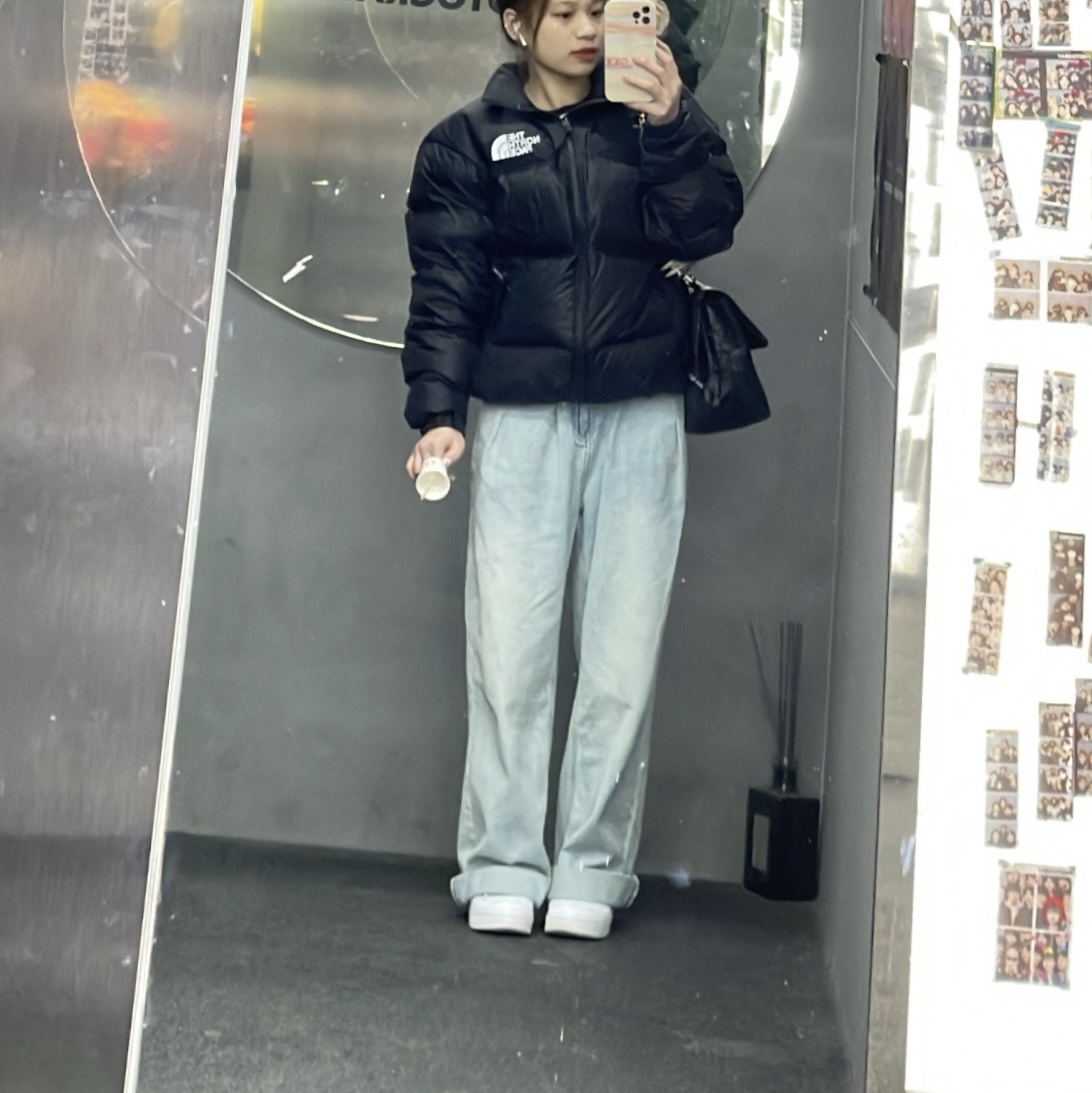 (W) Nike Air Force 1 '07 Low White 착용 스타일